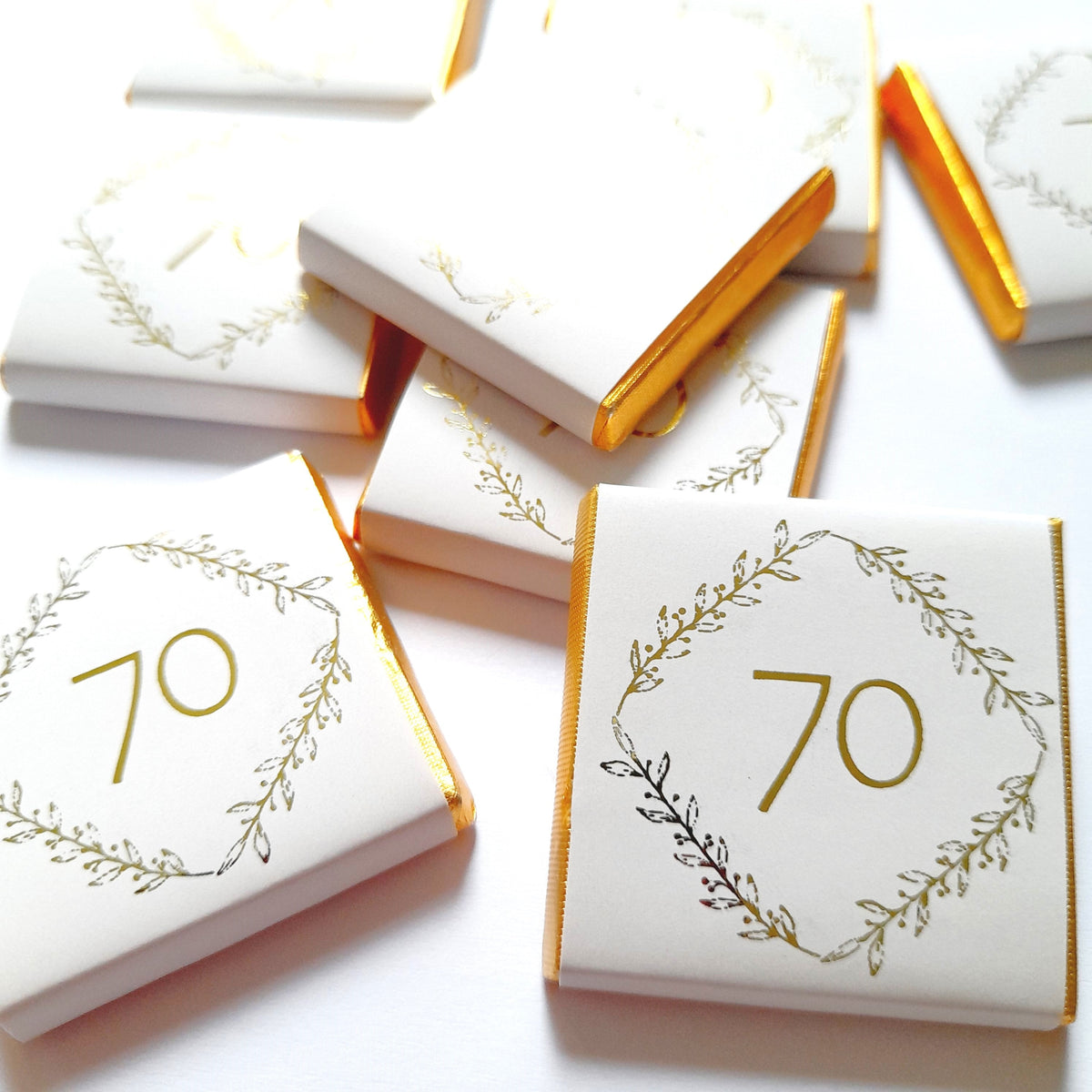 birthday chocolate party favours
