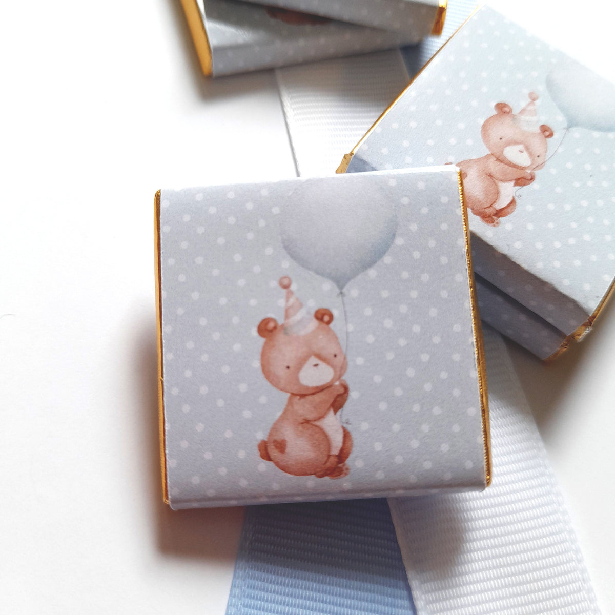 Personalised Baby Bear 1st Birthday Party Favours
