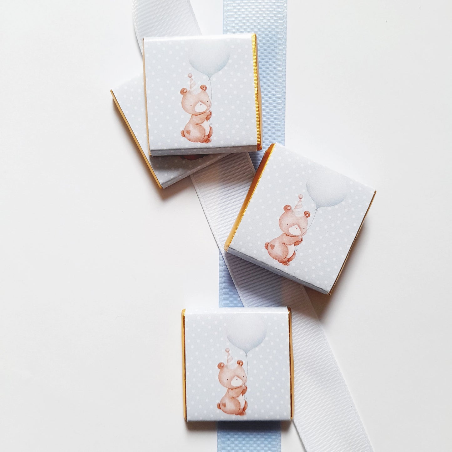 Personalised Baby Bear 1st Birthday Party Favours