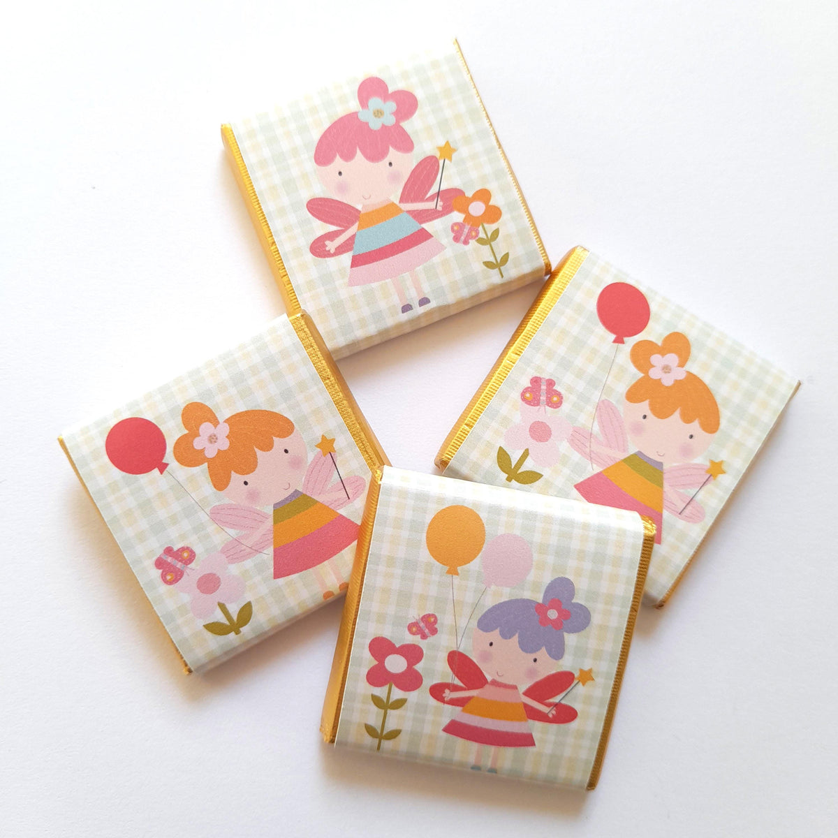 Personalised Flower Fairy Party Favours - Magical Floral Birthday Treats - Enchanted Garden Party Bag Filler