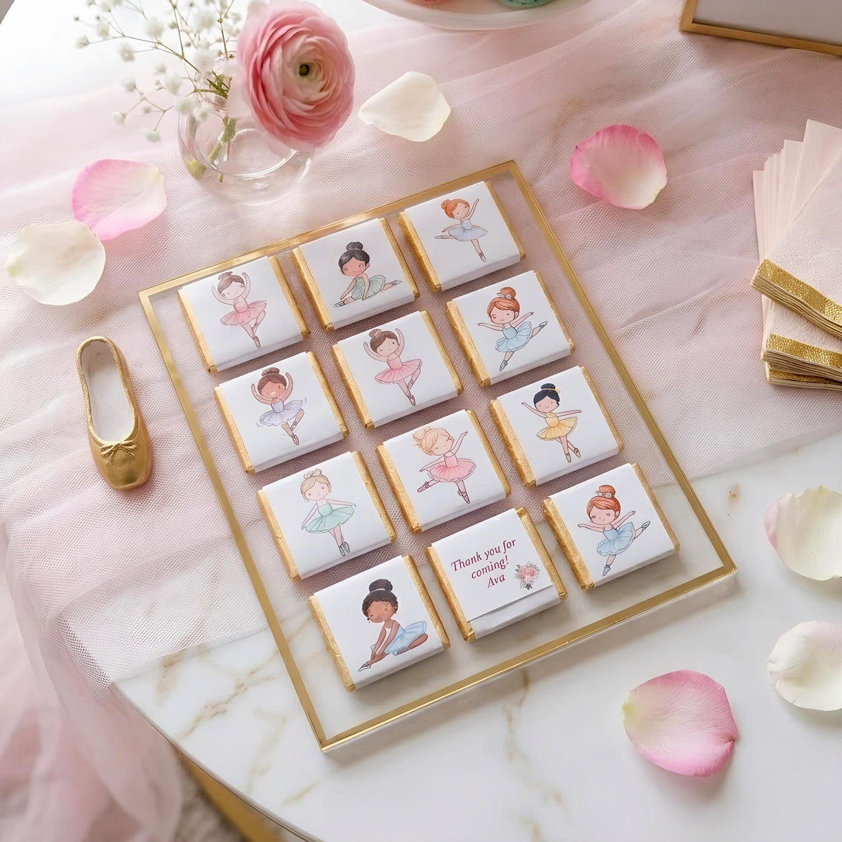 Personalised Ballet Dancer Party Favours – Birthday treats
