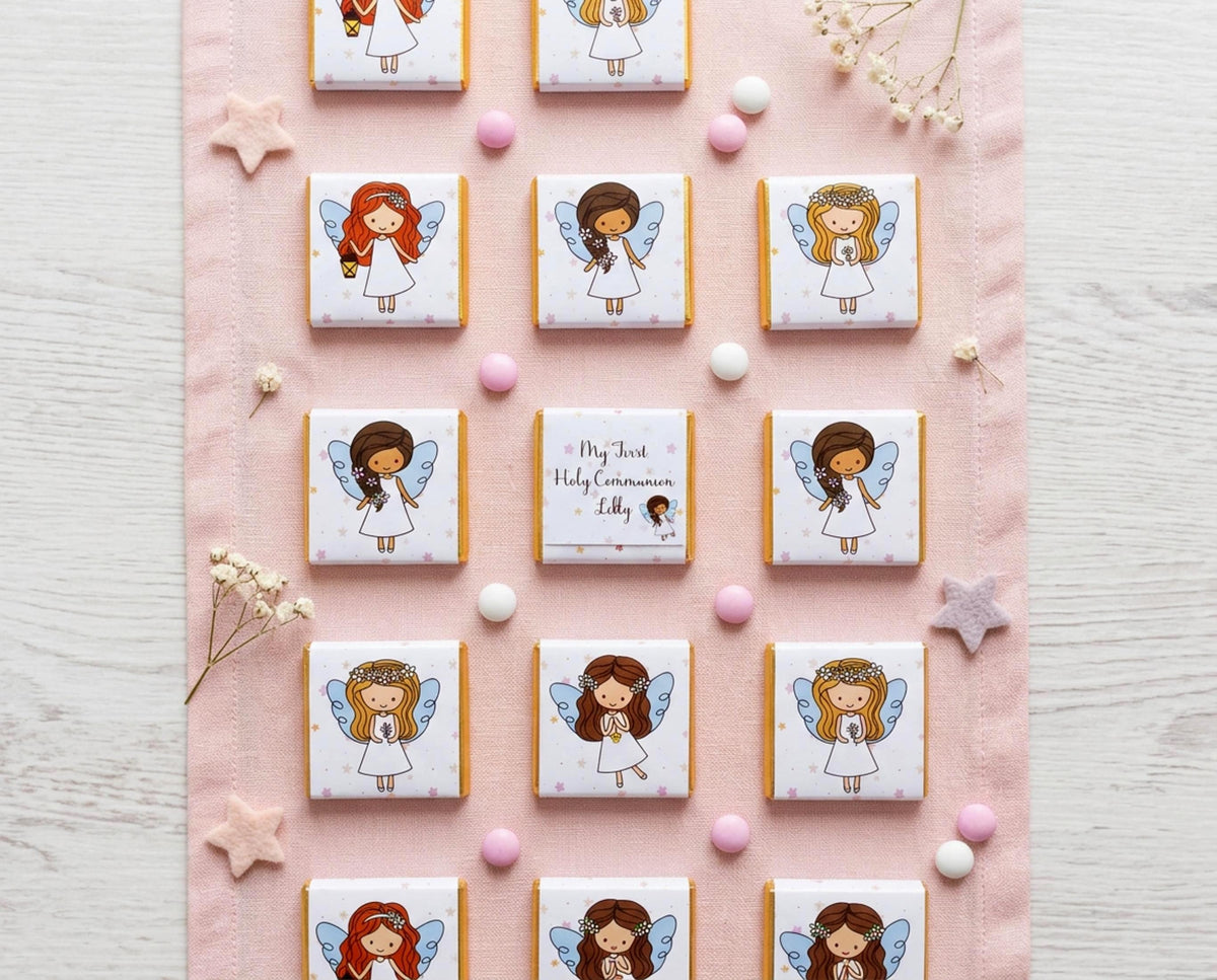 Personalised First Communion Favours for Girls – Religious Party Guest Treats