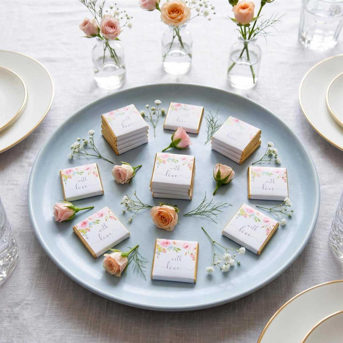 With Love Personalised Birthday Favours