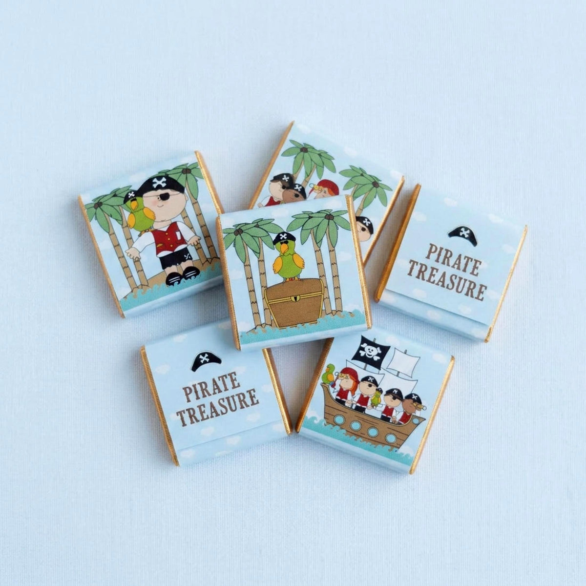 Personalised Pirate Birthday Party Favours – Treasure Hunt Treats