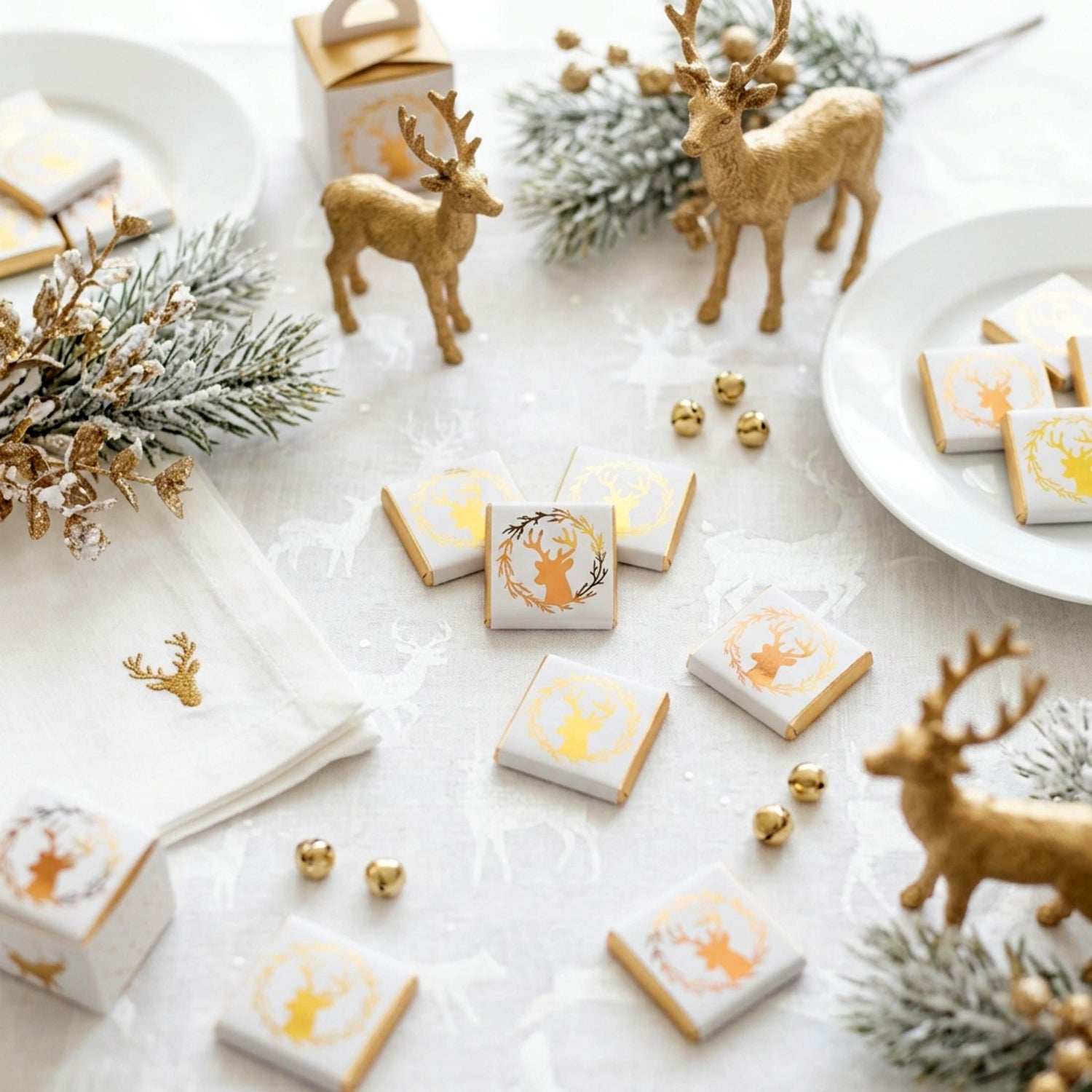 Christmas Personalised Chocolate Favours