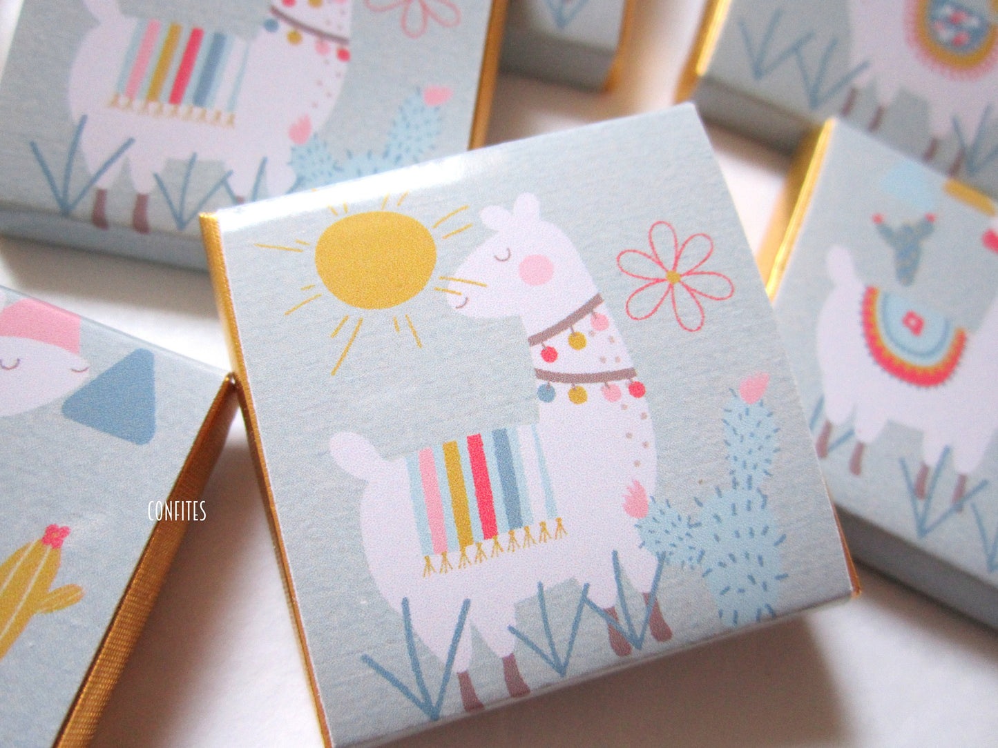 Personalised Llama Party Favours – Birthday, Baby Shower Party Treats