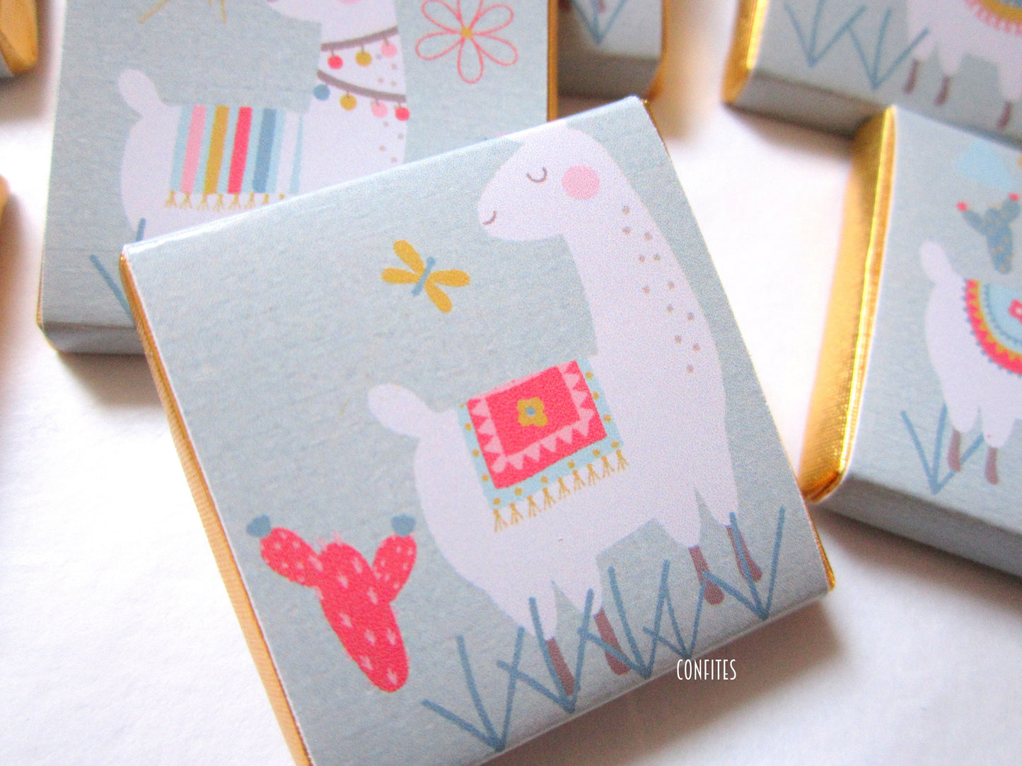 Personalised Llama Party Favours – Birthday, Baby Shower Party Treats