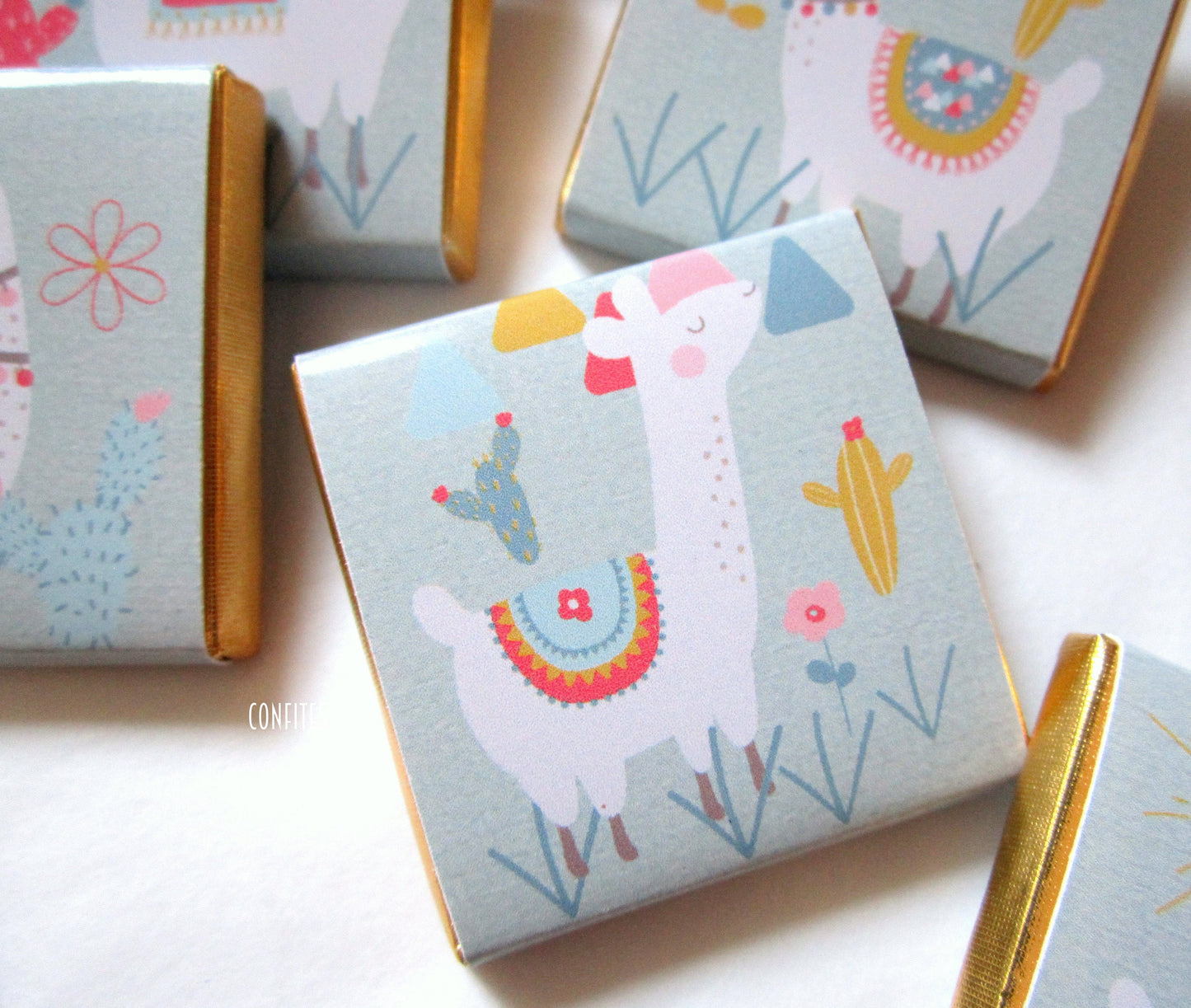 Personalised Llama Party Favours – Birthday, Baby Shower Party Treats