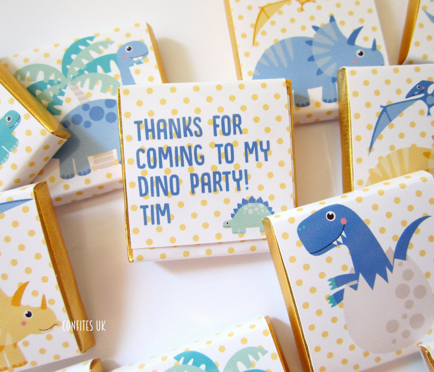 Personalised Dinosaur Party Favours – Roar Birthday Guest Treats