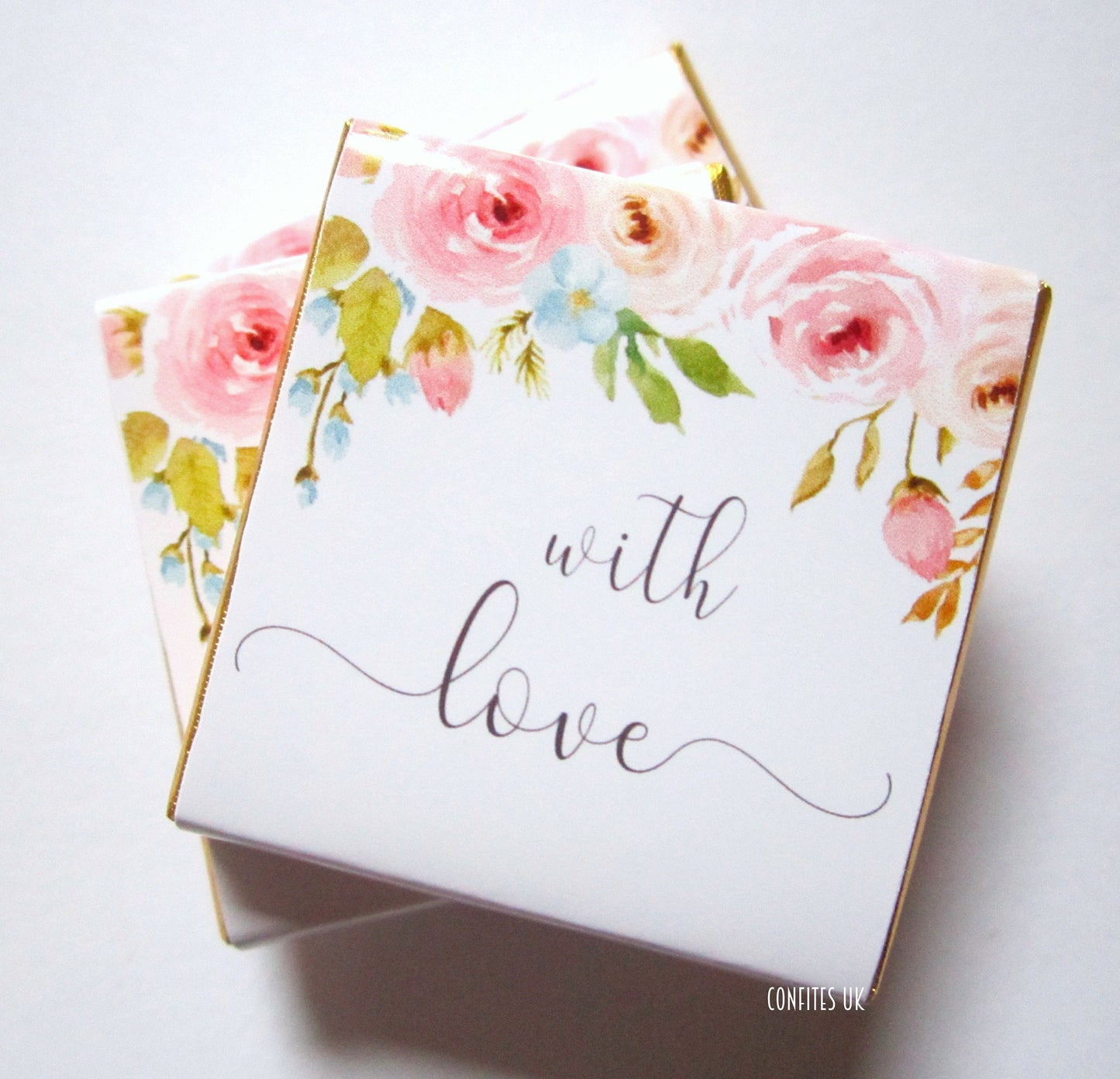 With Love Personalised Birthday Favours
