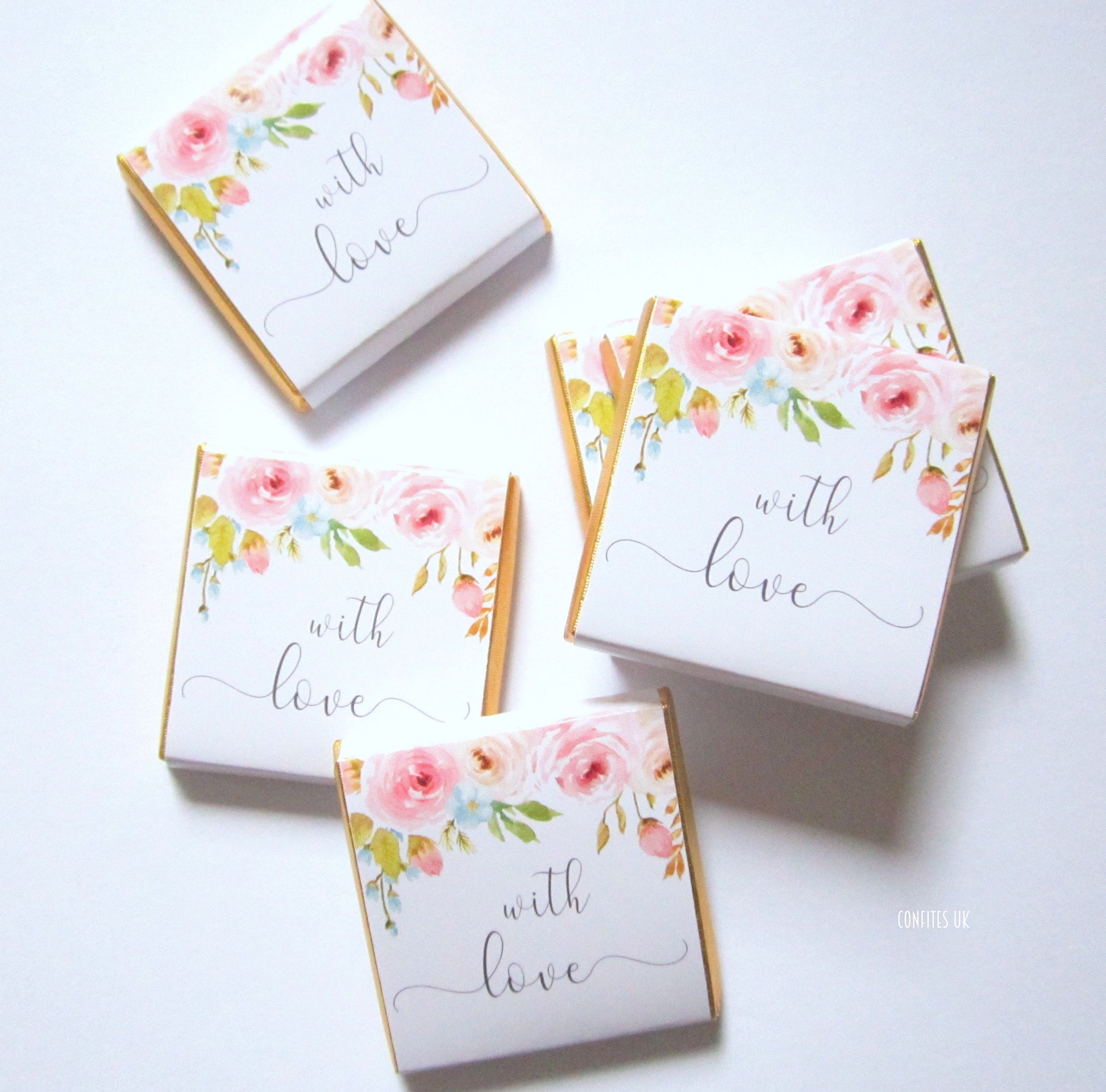 With Love Personalised Birthday Favours