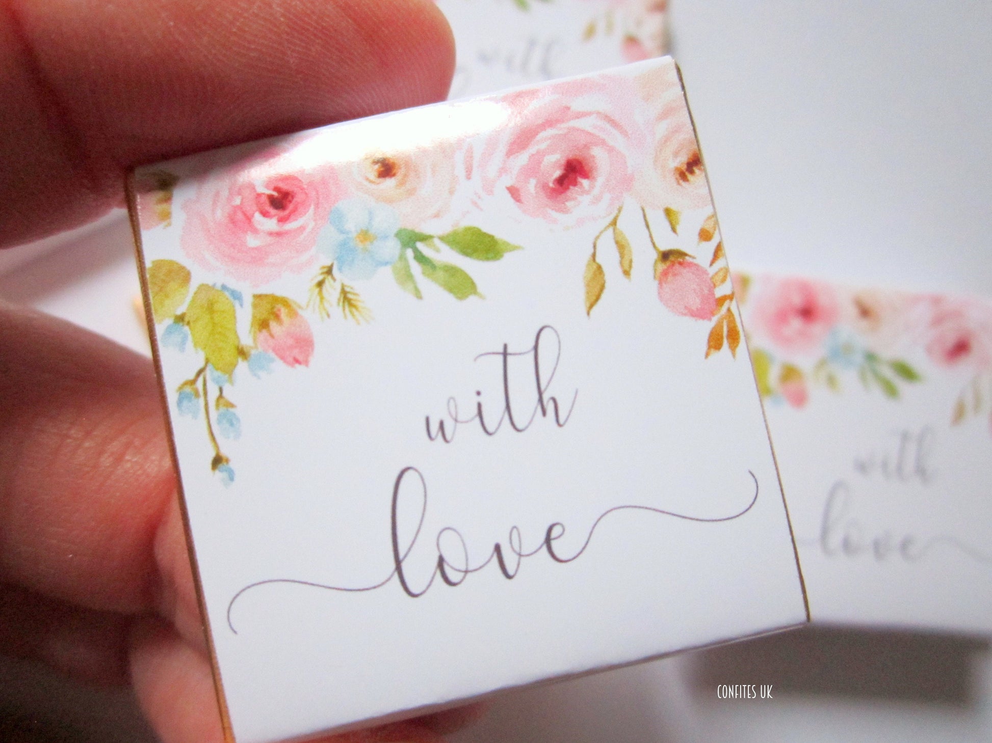 With Love Personalised Birthday Favours
