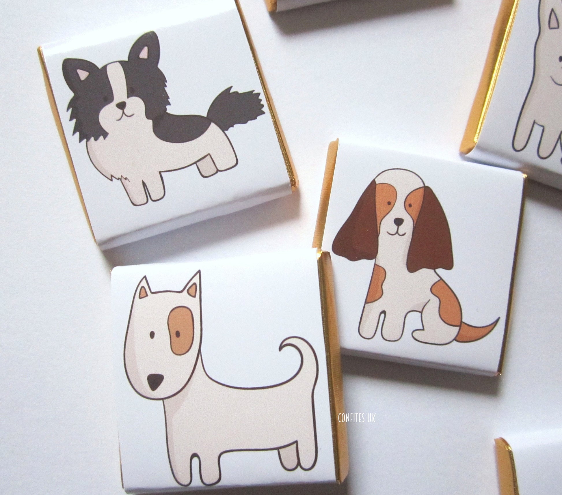 Personalised Dog Breeds Party Favours – Puppy Birthday Treats