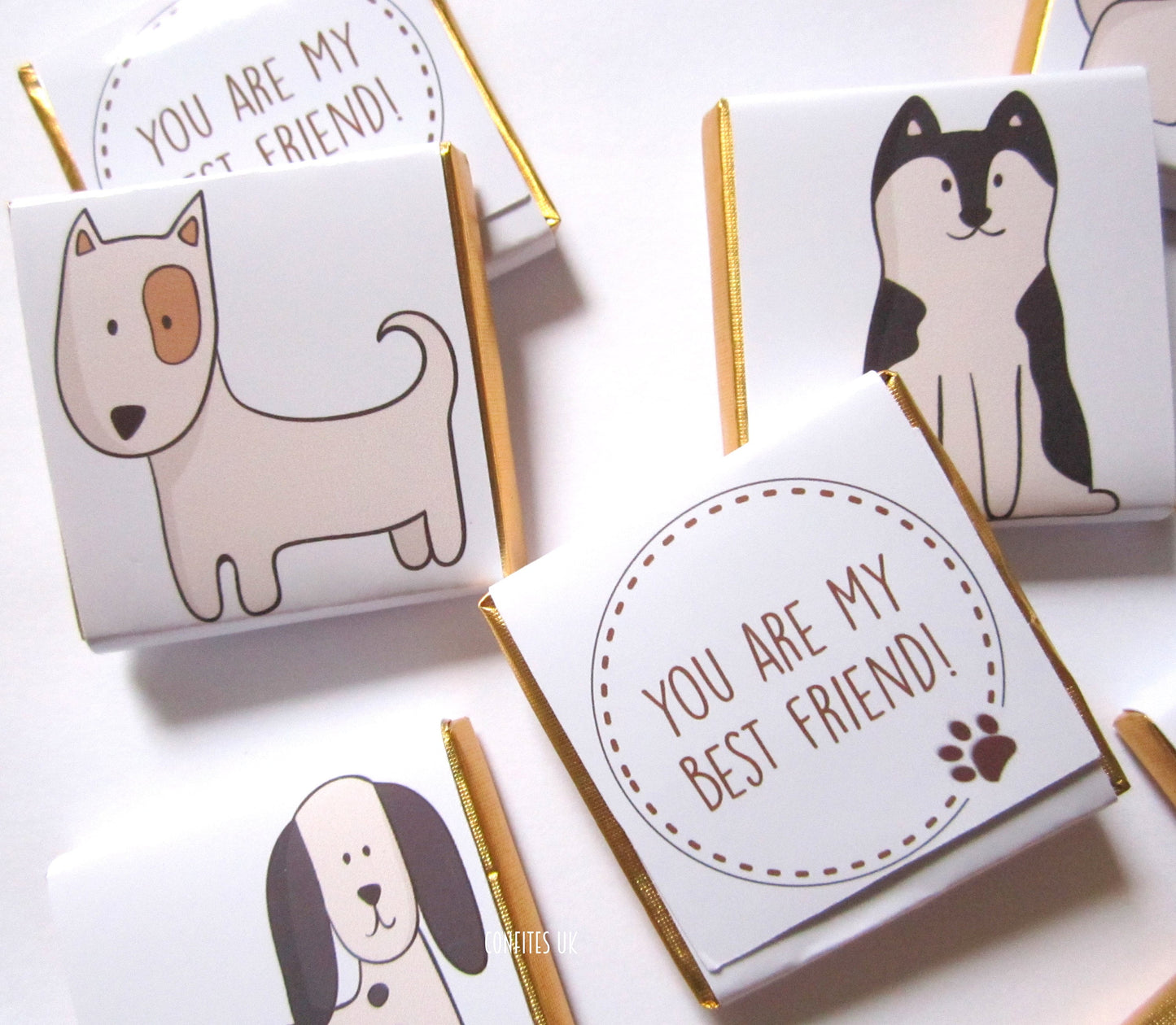 Personalised Dog Breeds Party Favours – Puppy Birthday Treats