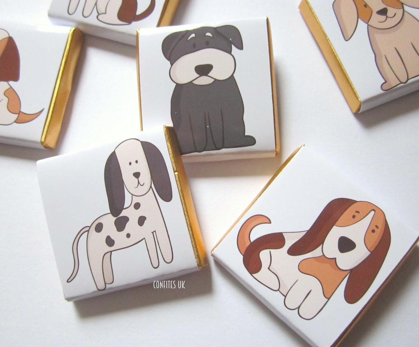 Personalised Dog Breeds Party Favours – Puppy Birthday Treats