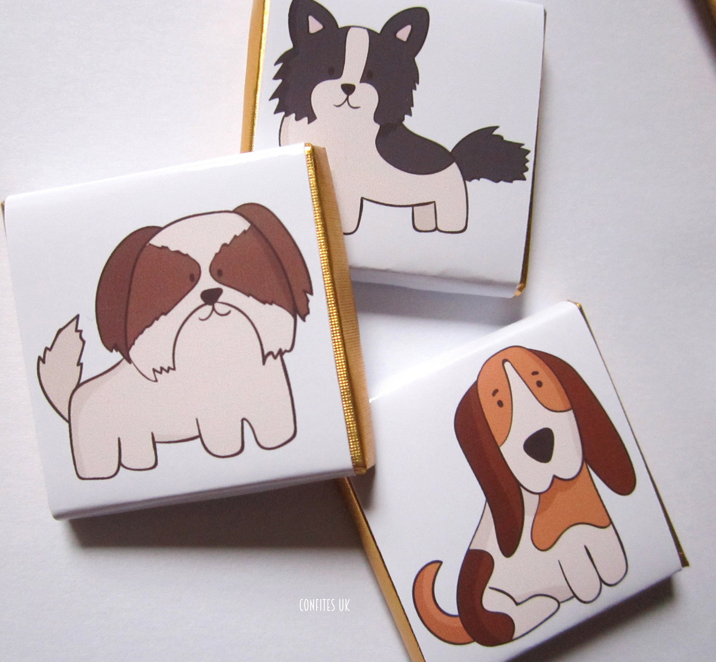 Personalised Dog Breeds Party Favours – Puppy Birthday Treats