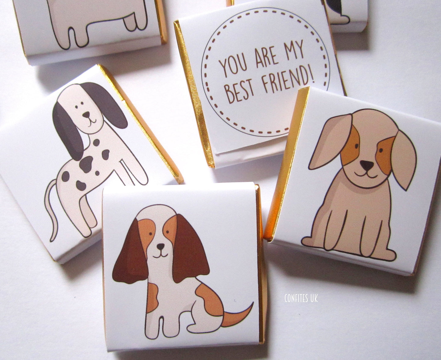 Personalised Dog Breeds Party Favours – Puppy Birthday Treats