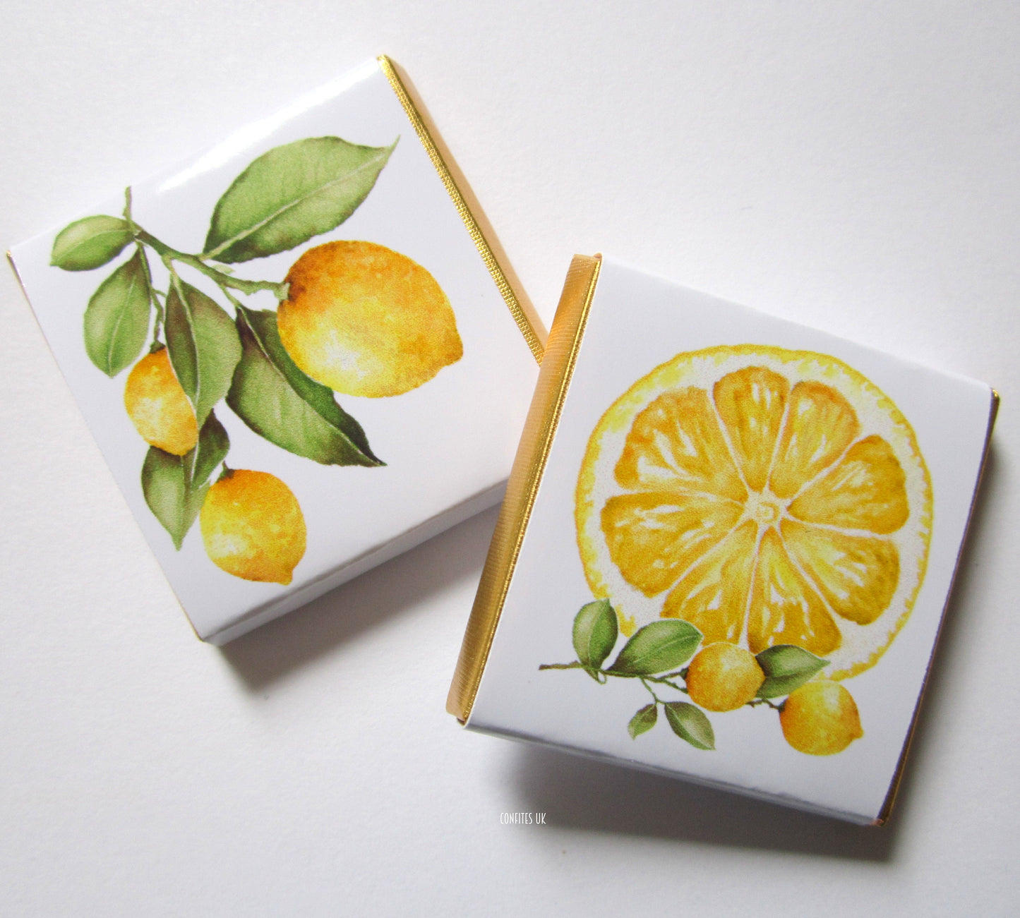 Personalised Lemon Party Favours, Citrus Fruit Wedding Chocolates, Baby Shower Treats, Customised Guest Gift