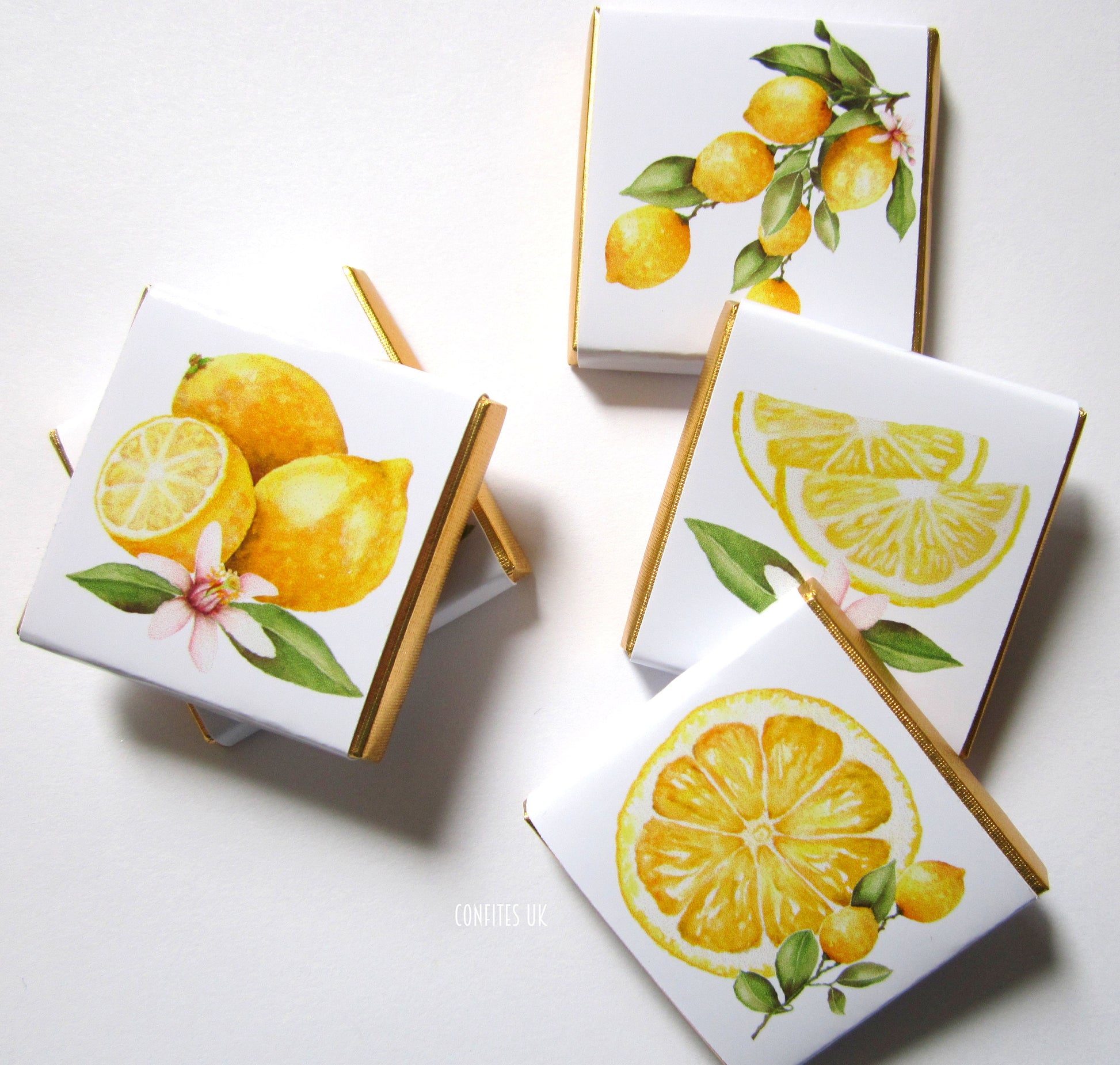 Lemon themed party favours