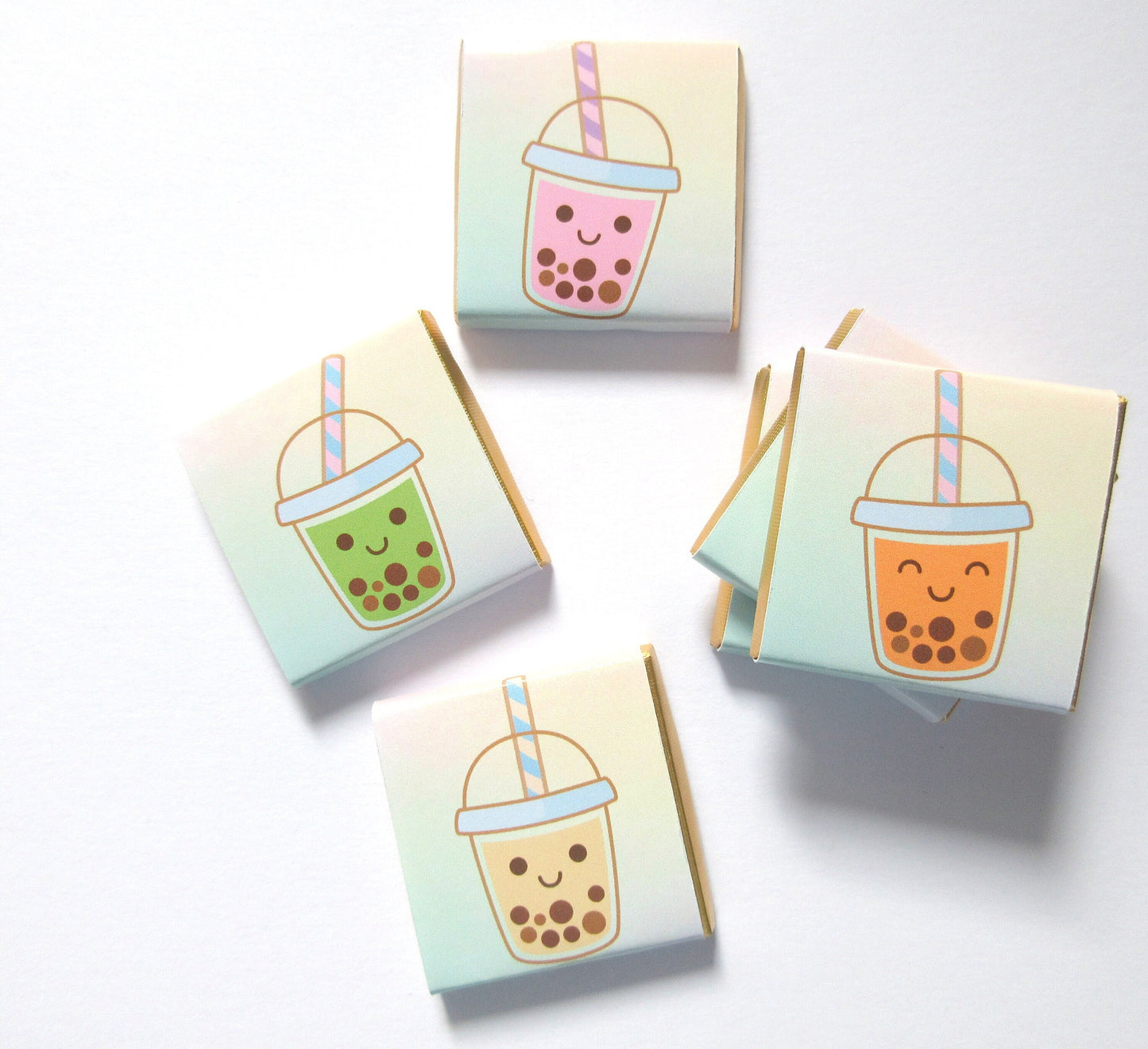 Personalised Bubble Tea Chocolates – Birthday Party Favours, Boba Bar Treats
