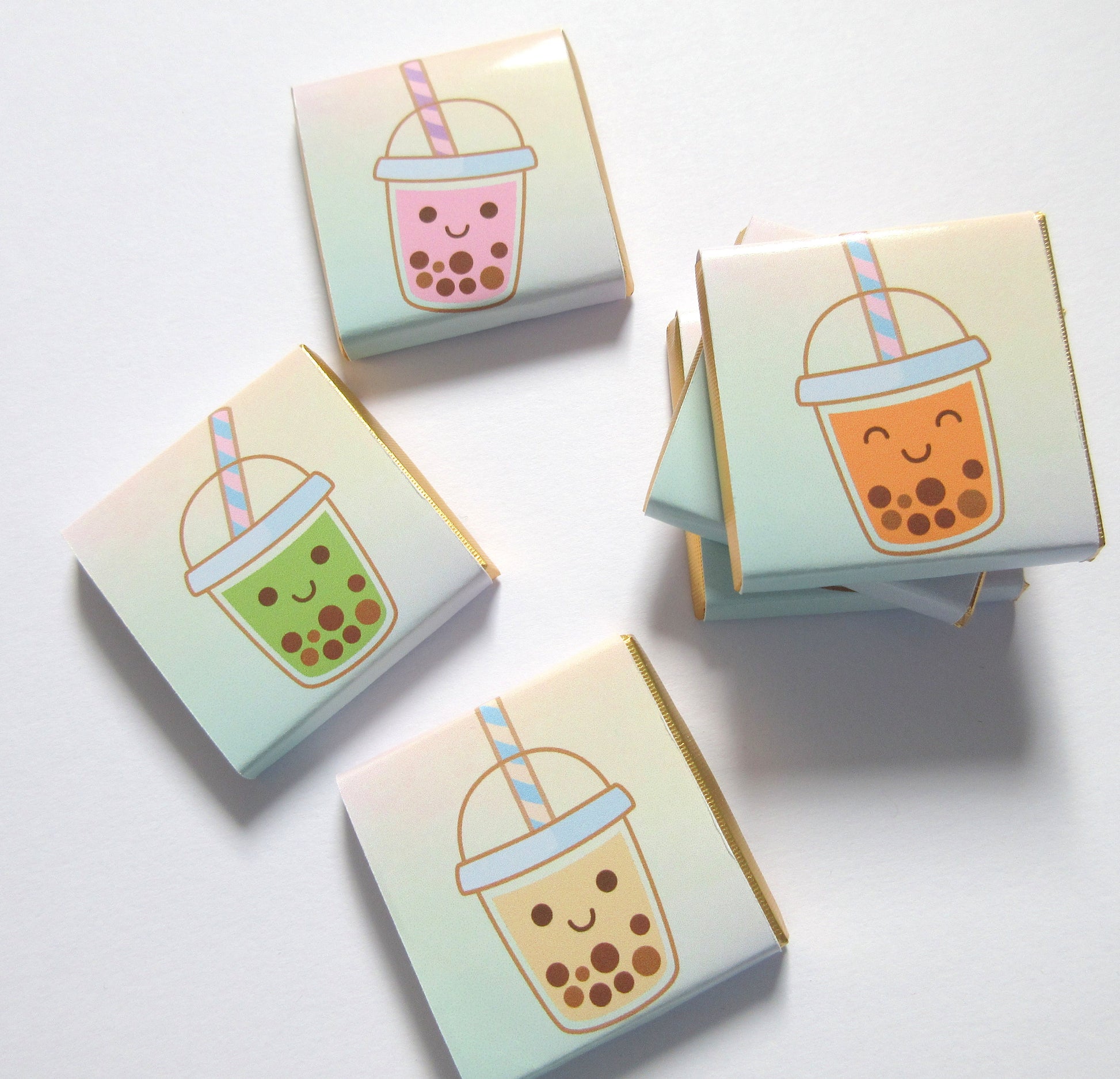 Personalised Bubble Tea Chocolates – Birthday Party Favours, Boba Bar Treats