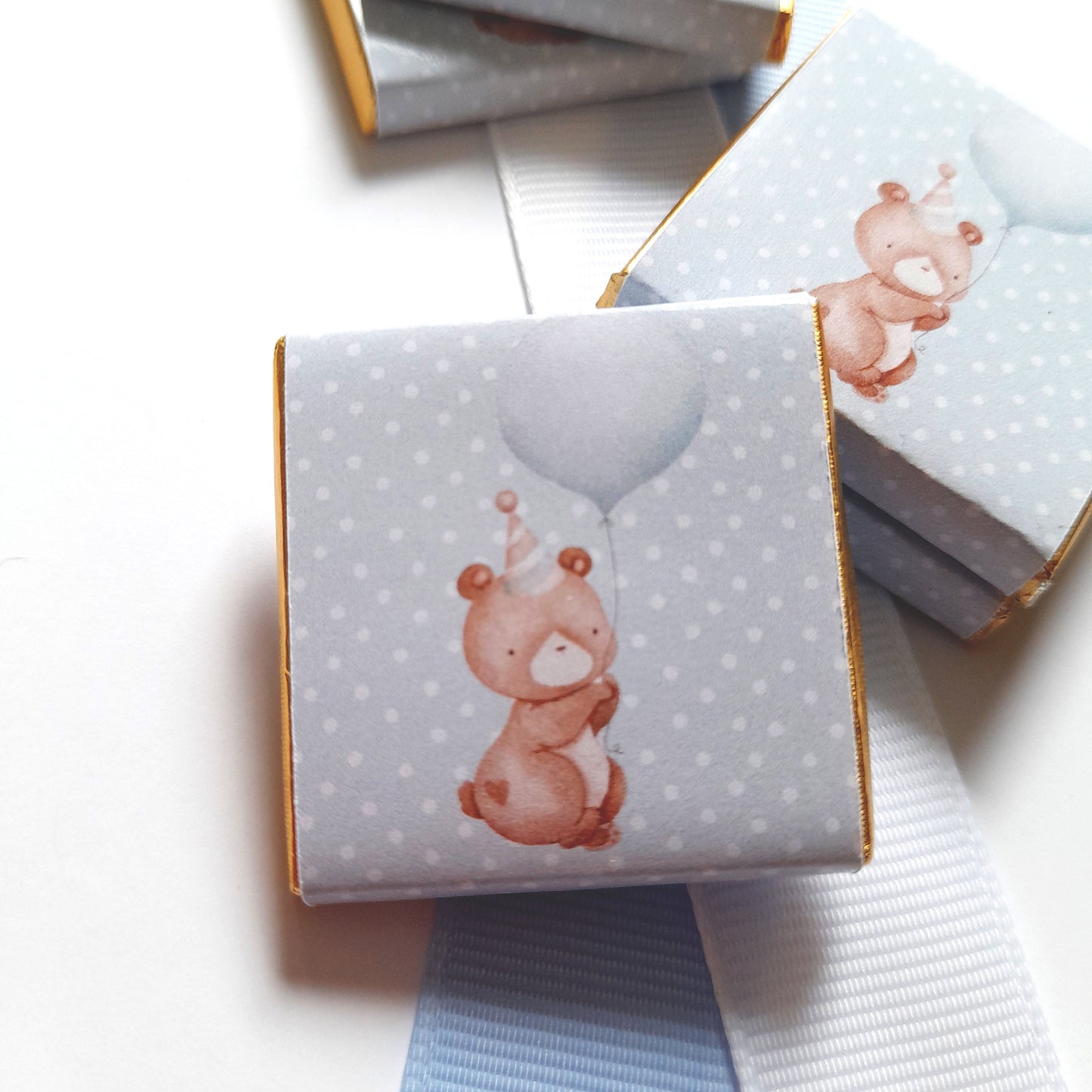 Personalised Baby Bear 1st Birthday Party Favours