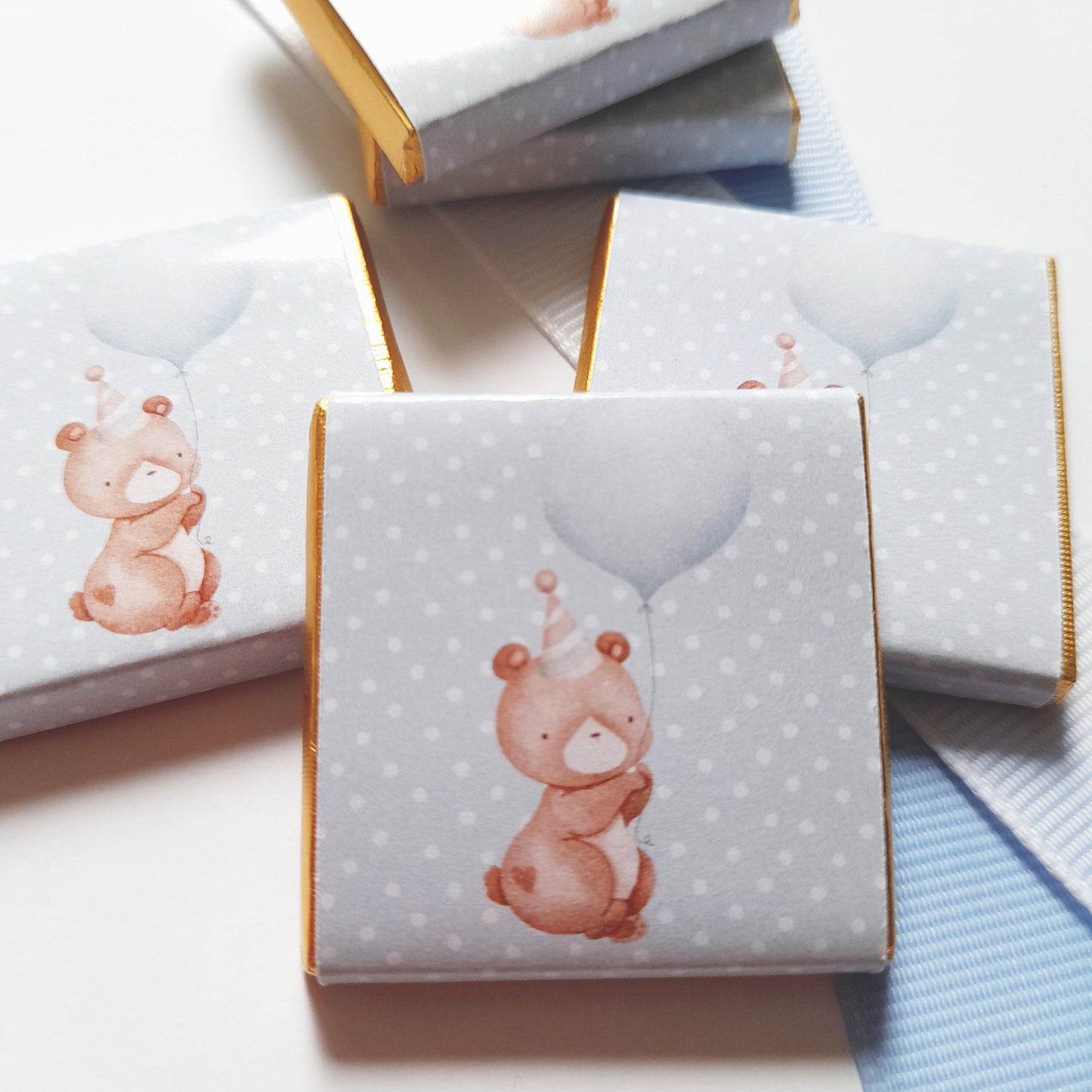Personalised Baby Bear 1st Birthday Party Favours
