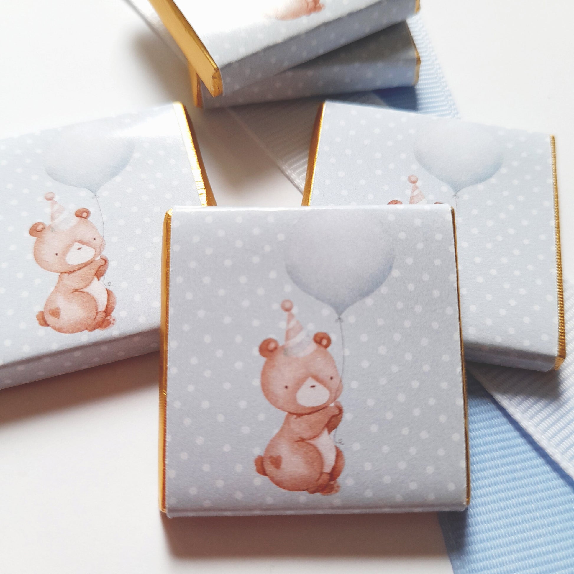 Personalised Baby Bear 1st Birthday Party Favours