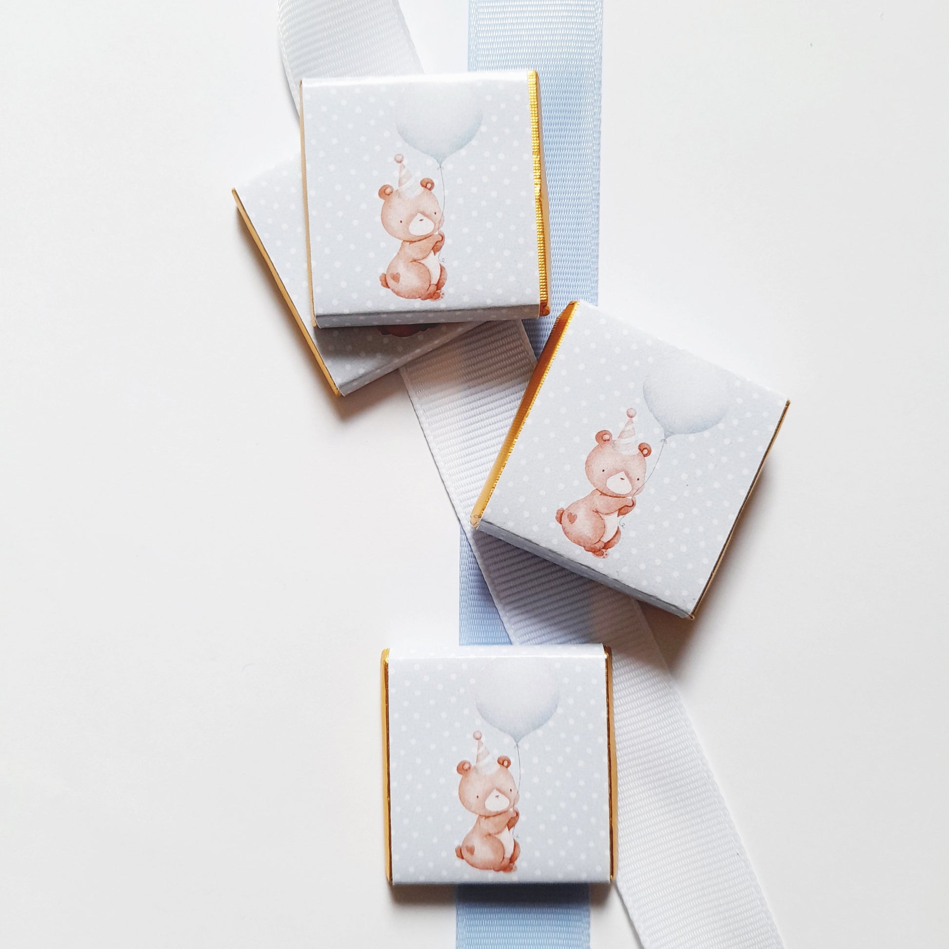 Personalised Baby Bear 1st Birthday Party Favours