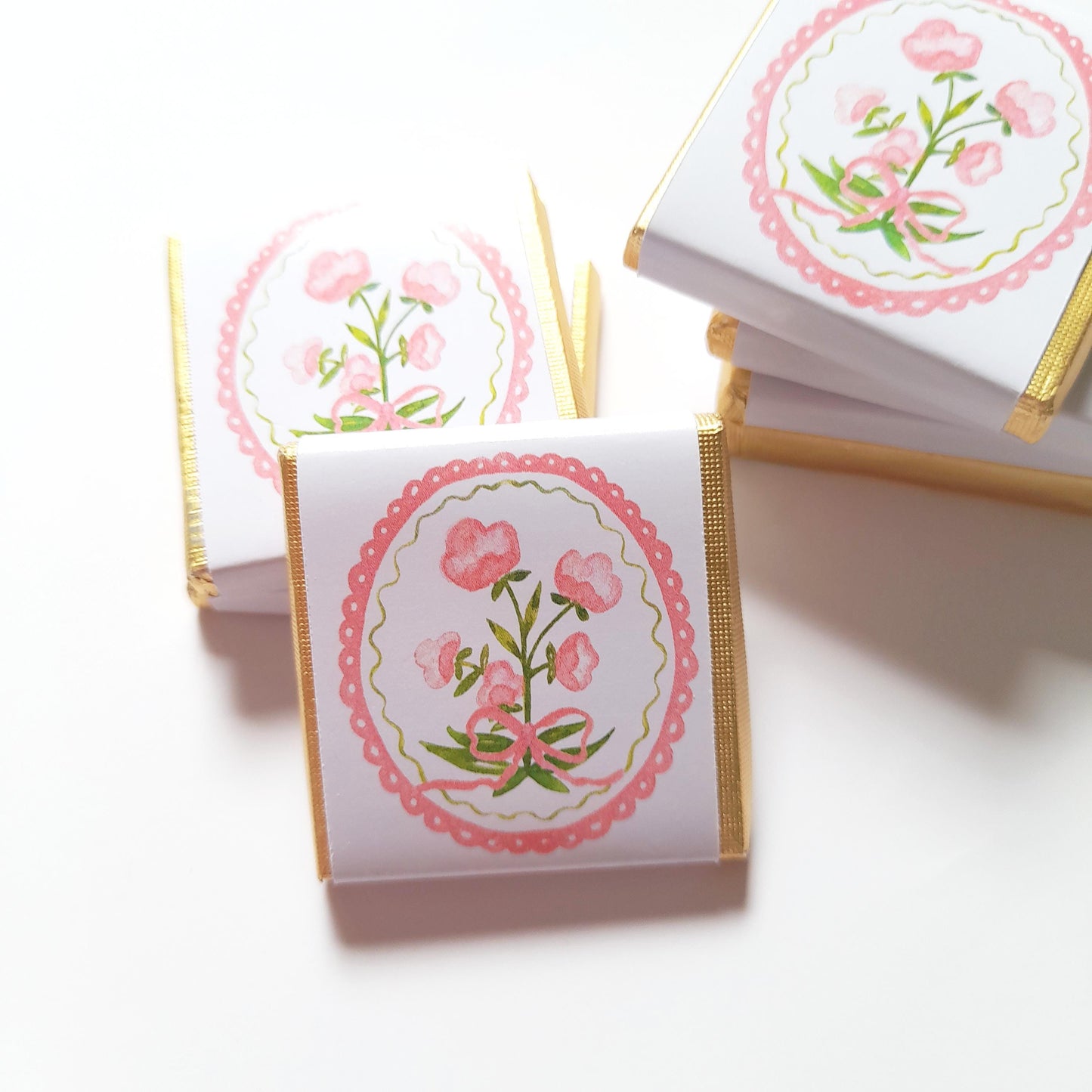 Personalised Coquette Party Favours – Floral Birthday thank you treats