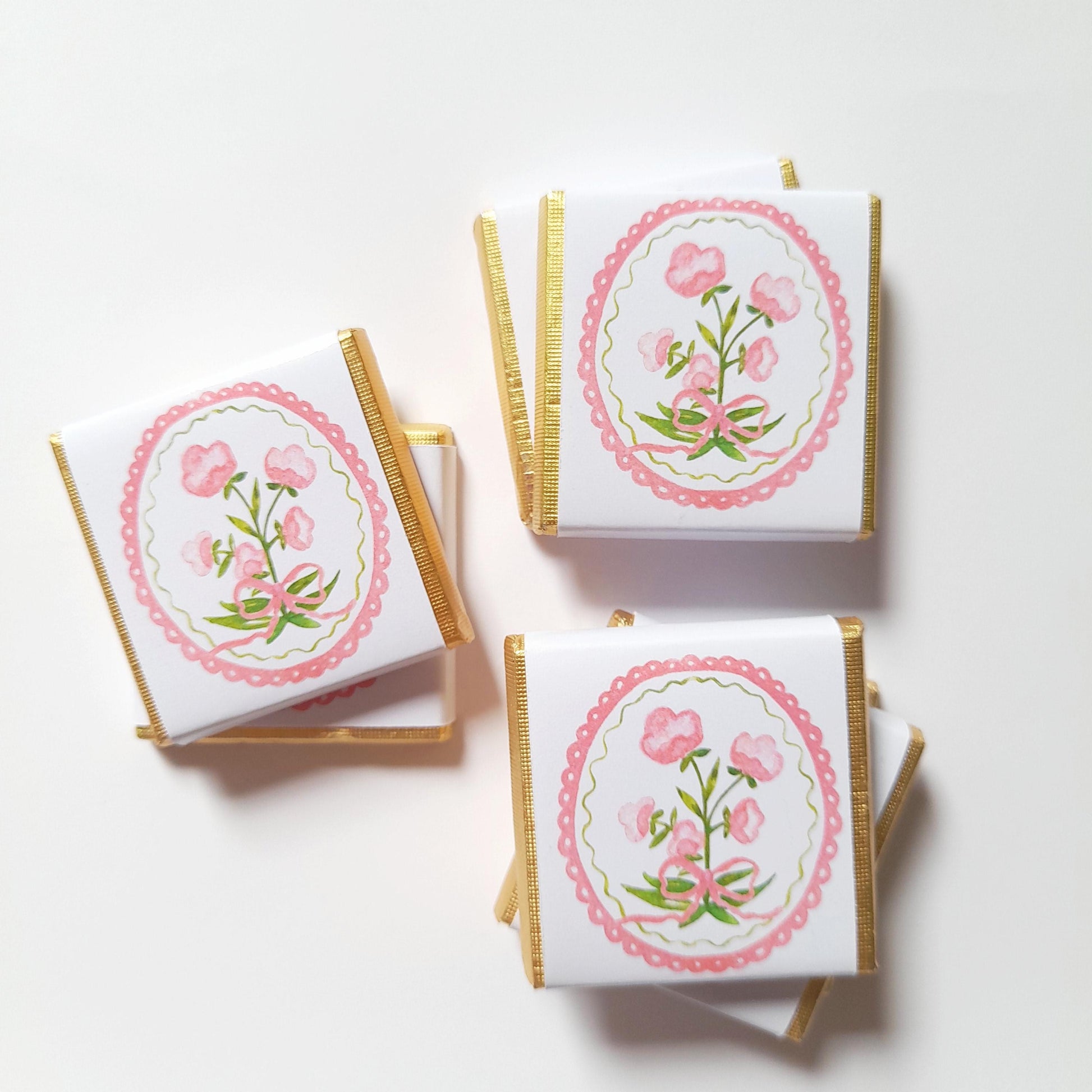 Personalised Coquette Party Favours – Floral Birthday thank you treats
