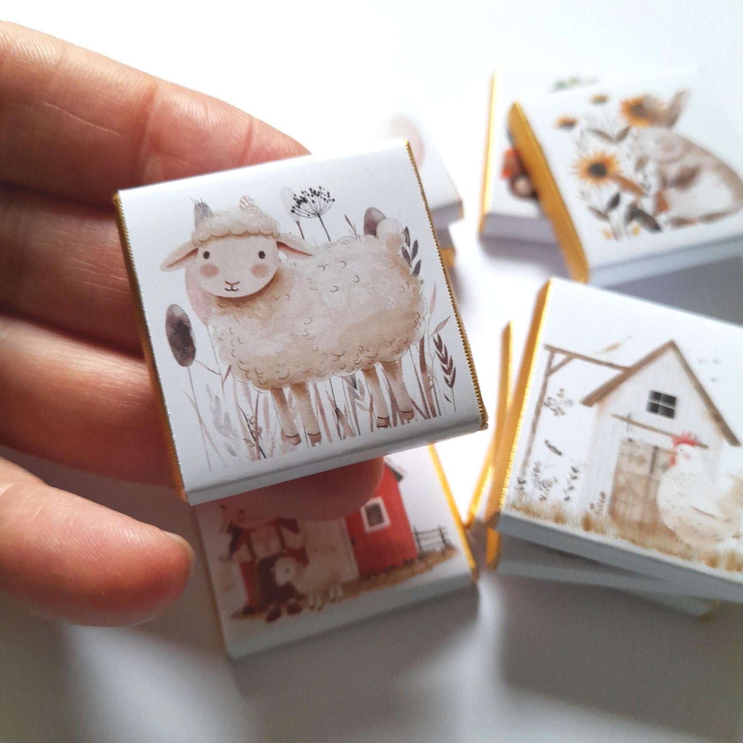 Personalised Farmyard Chocolate Favours – Farm Birthday Party Treats