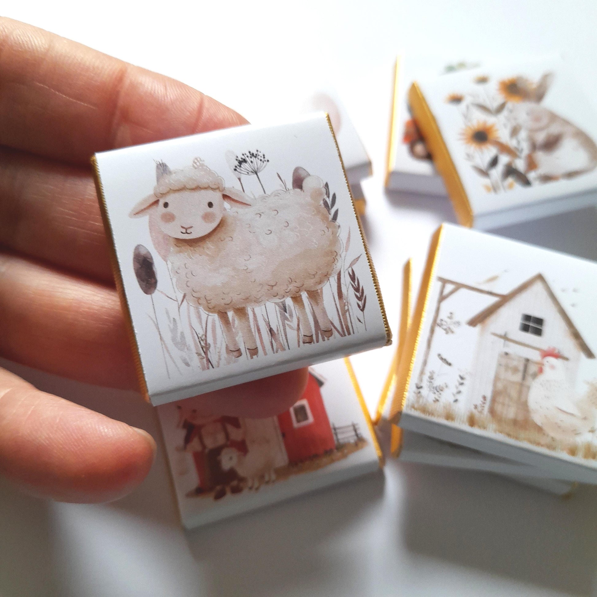 Personalised Farmyard Chocolate Favours – Farm Birthday Party Treats