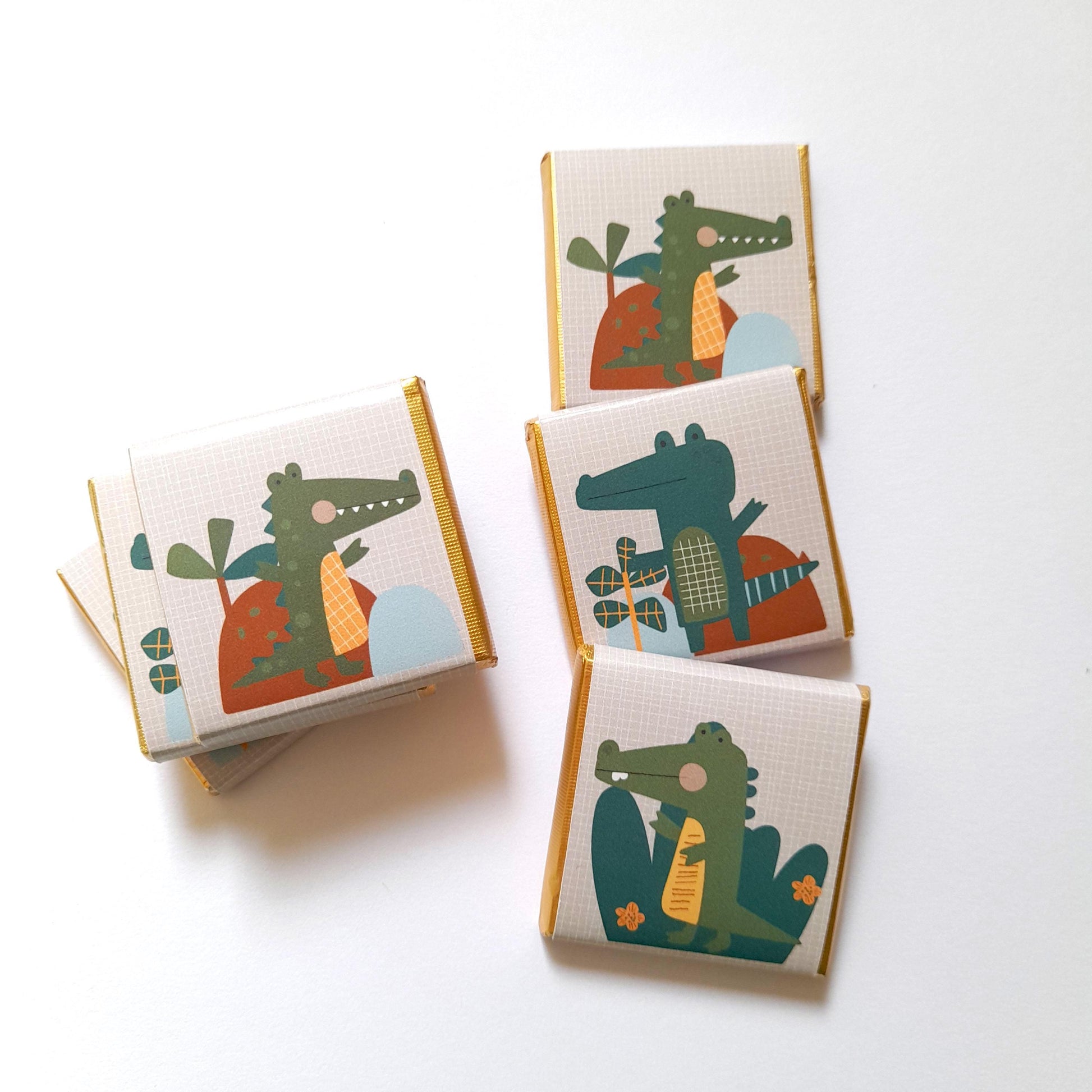 Personalised Crocodile Party Favours – Jungle Safari Birthday Treats