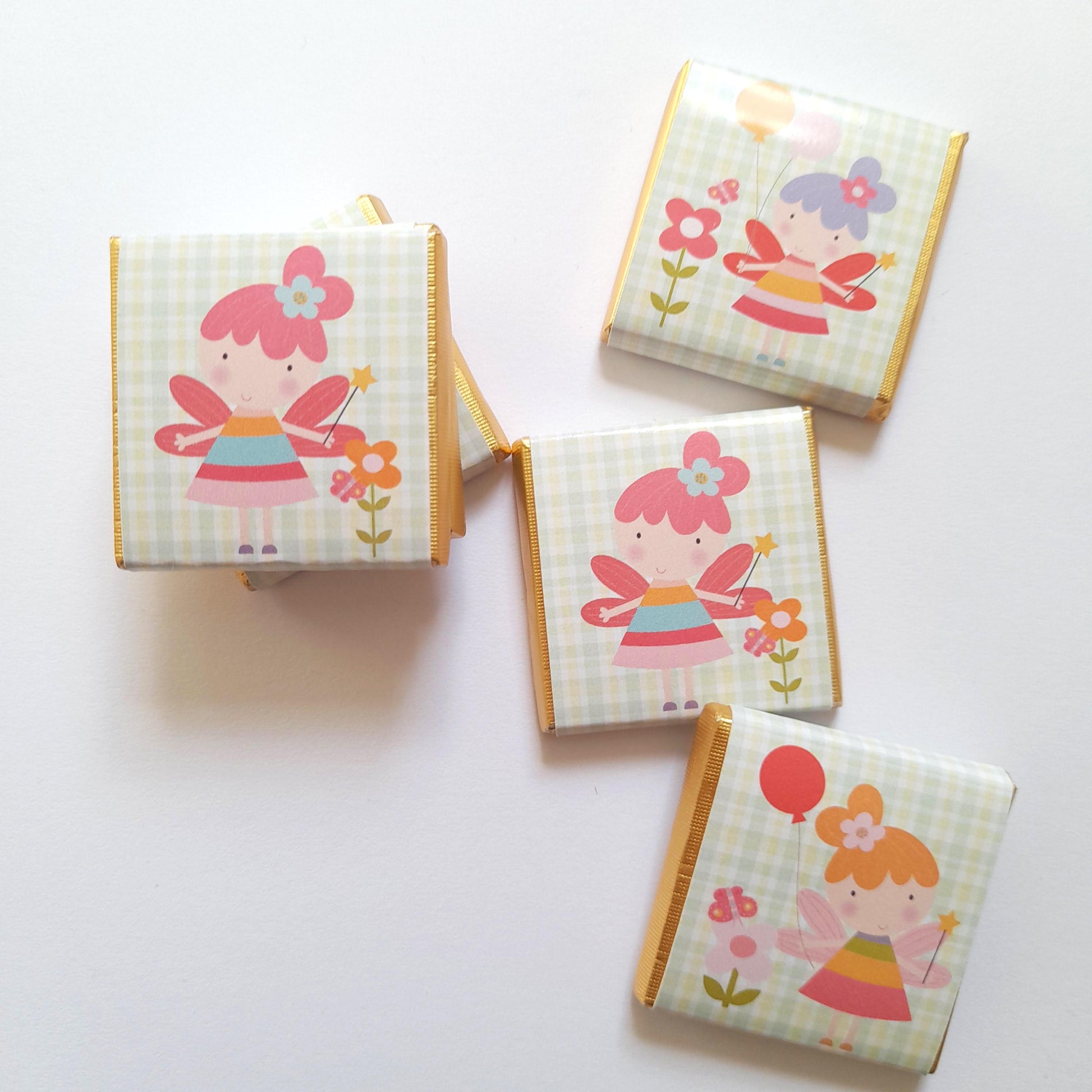 Personalised Flower Fairy Party Favours - Magical Floral Birthday Treats - Enchanted Garden Party Bag Filler