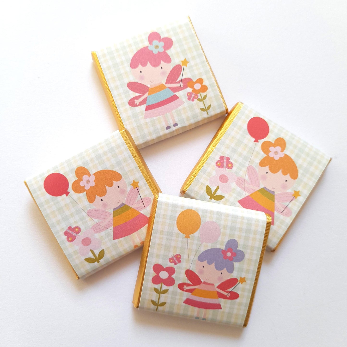 Personalised Flower Fairy Party Favours - Magical Floral Birthday Treats - Enchanted Garden Party Bag Filler