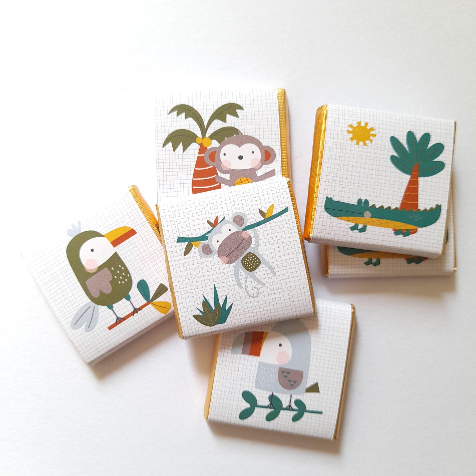 Personalised Jungle Safari Party Favours – Wild One Birthday Treats