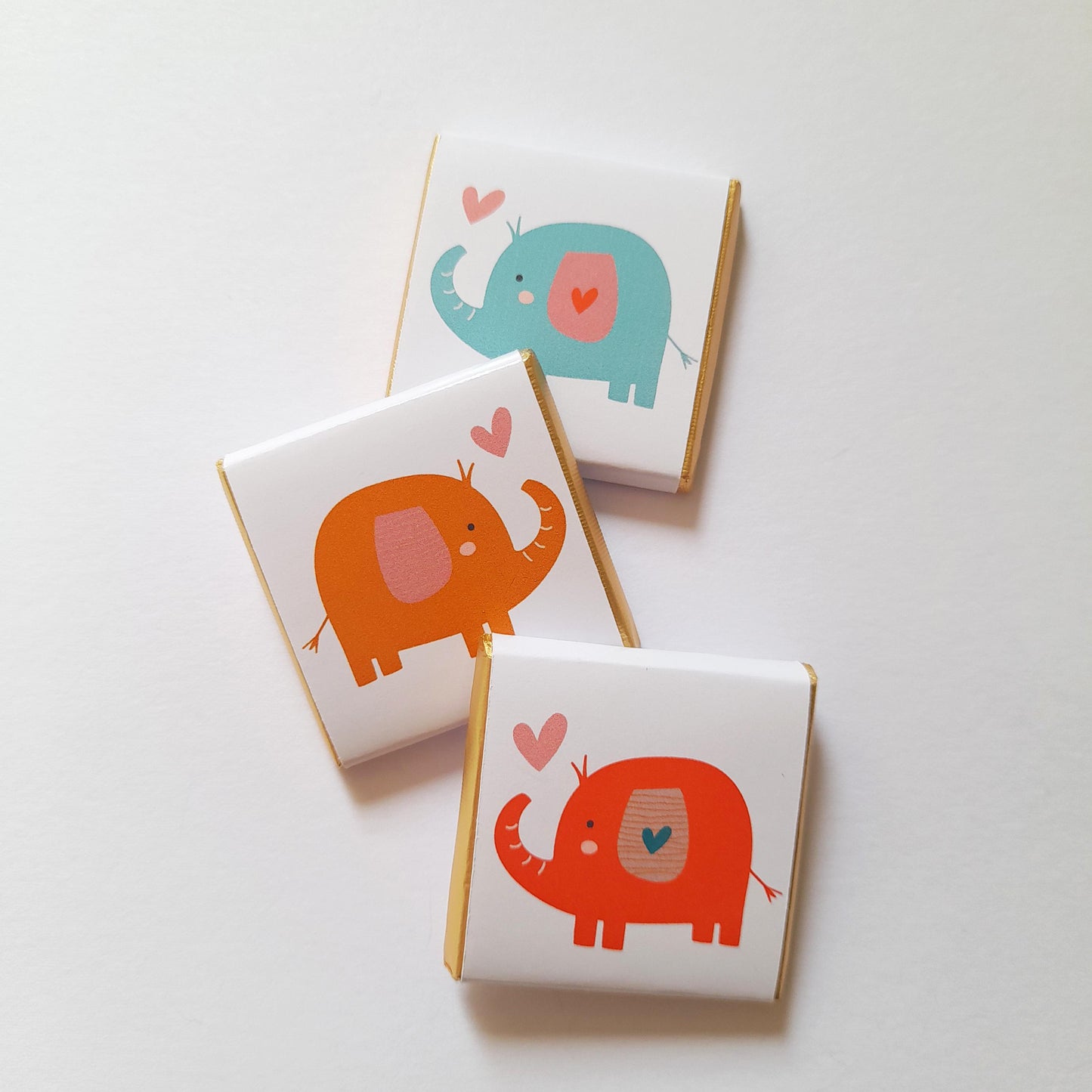 Personalised Baby Shower Favours - Elephant 1st Birthday Chocolate Treats