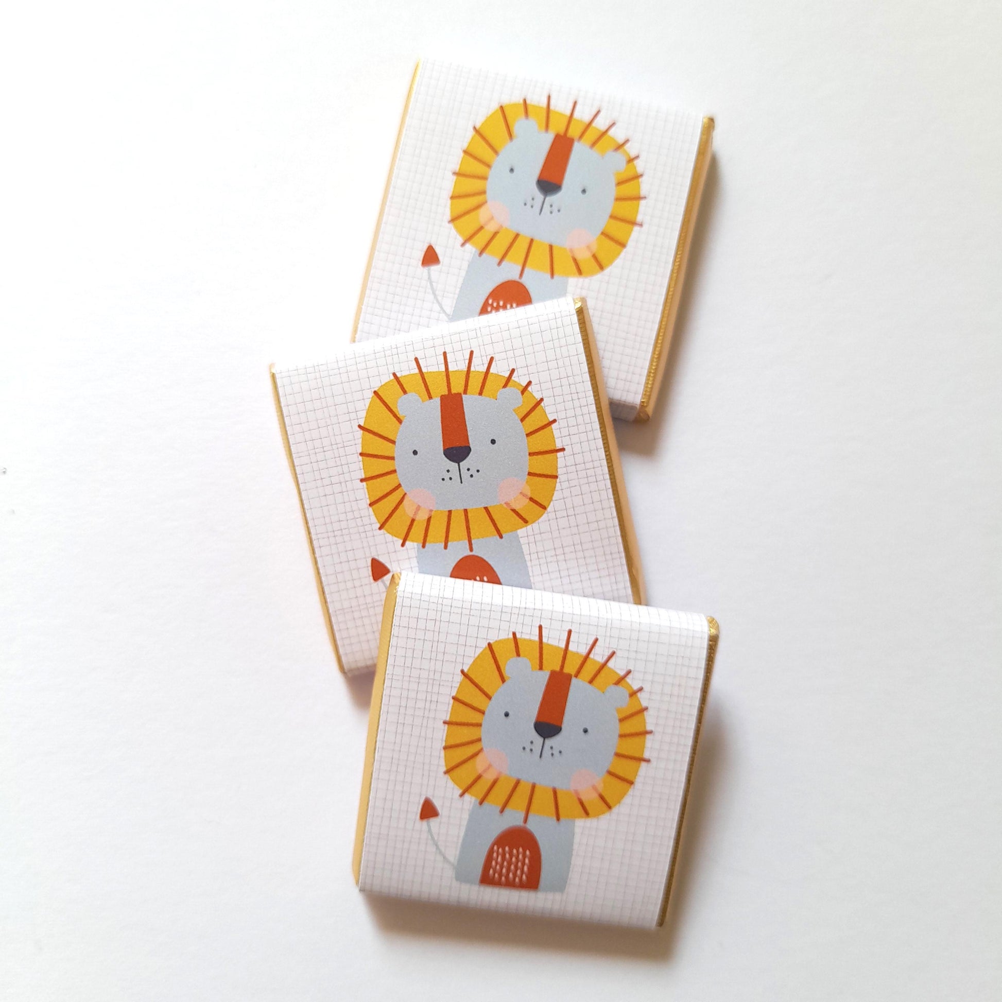 Personalised Lion Birthday Favours – Safari Jungle Party Treats, Wild One Celebration