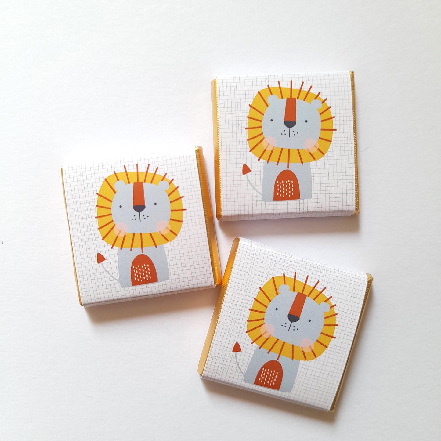 Personalised Lion Birthday Favours – Safari Jungle Party Treats, Wild One Celebration