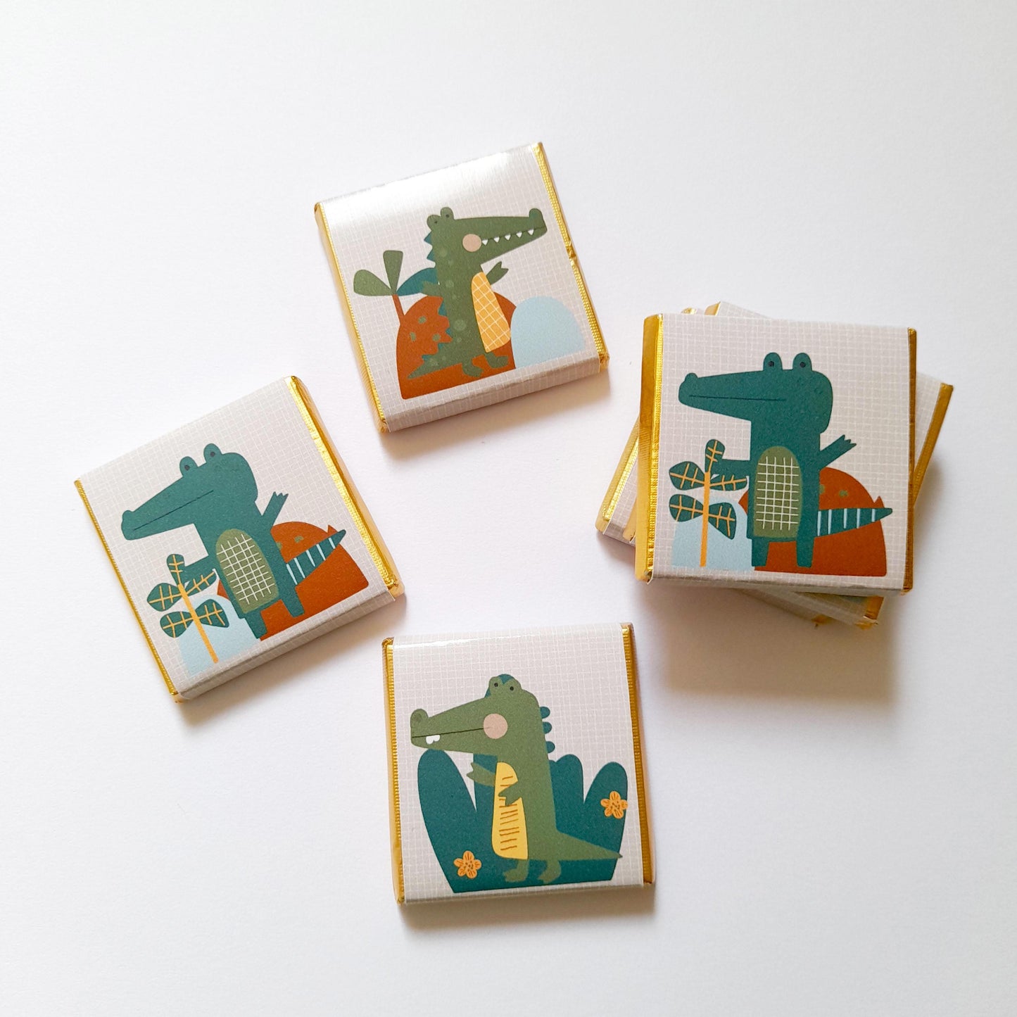 Personalised Crocodile Party Favours – Jungle Safari Birthday Treats