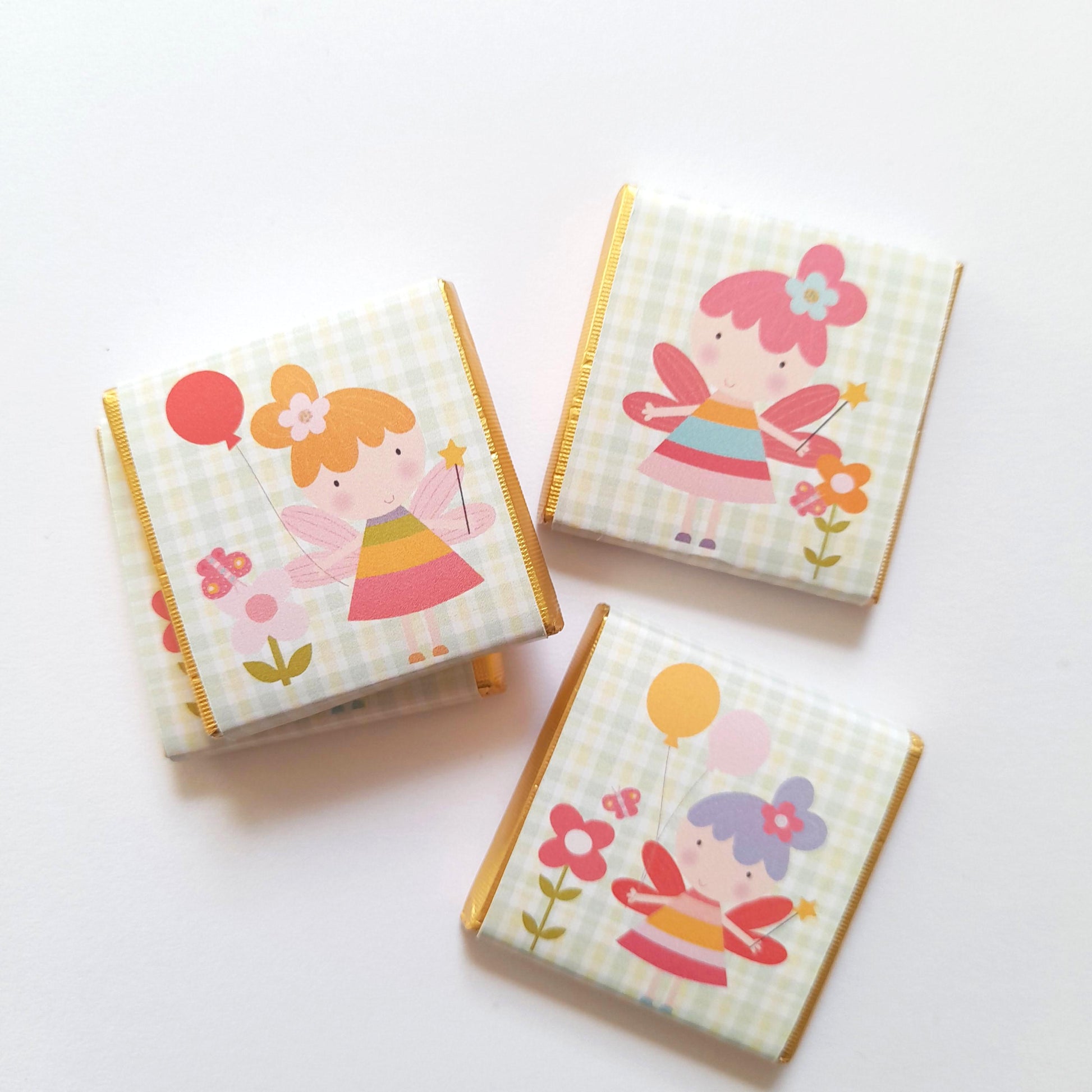 Personalised Flower Fairy Party Favours - Magical Floral Birthday Treats - Enchanted Garden Party Bag Filler