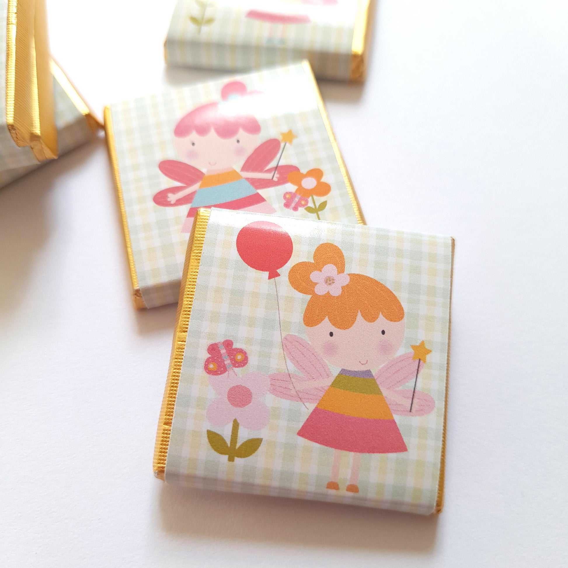 Personalised Flower Fairy Party Favours - Magical Floral Birthday Treats - Enchanted Garden Party Bag Filler