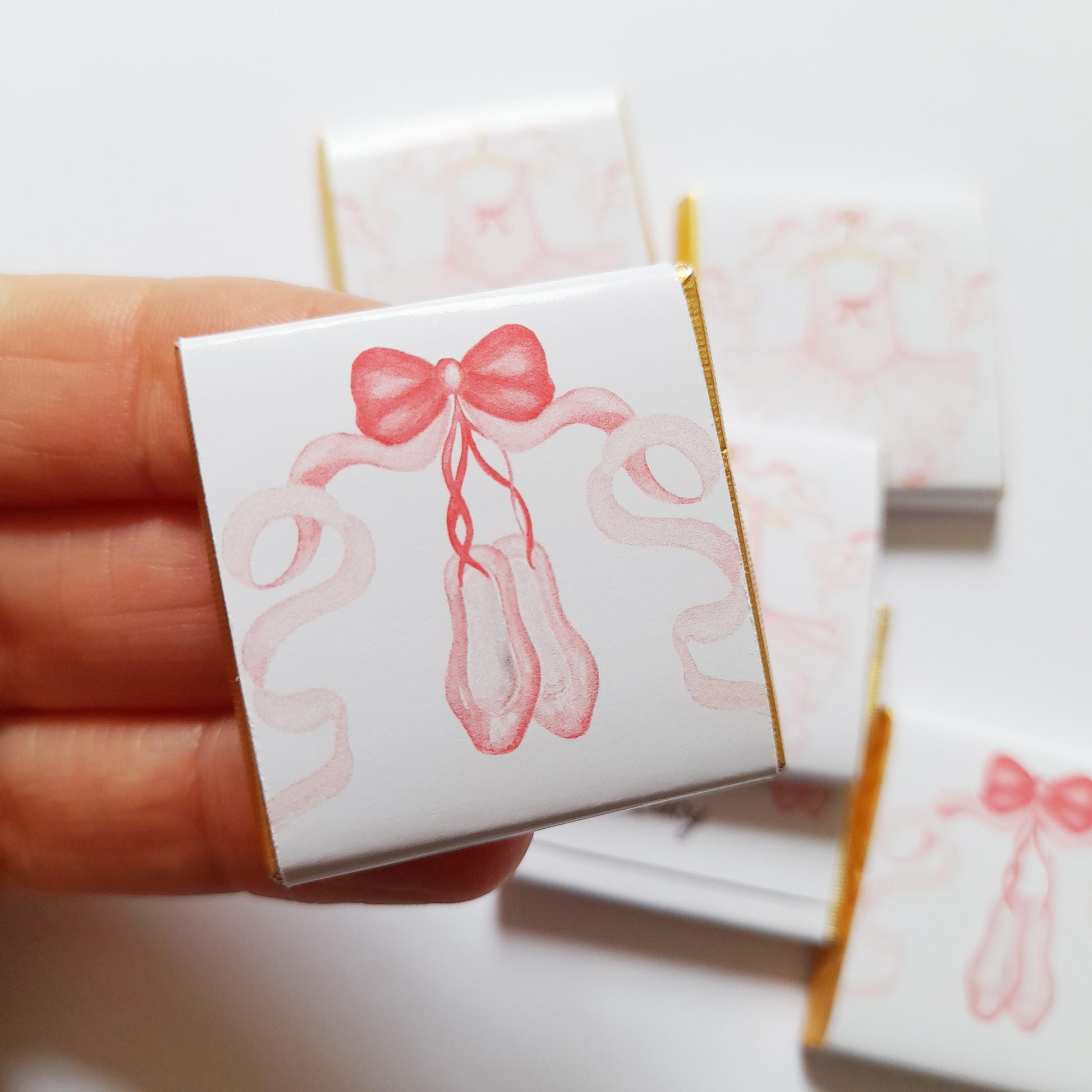 Personalised Ballerina Chocolate Favours - Ballet Party Bag Fillers - Pink Dance Theme Birthday Treats
