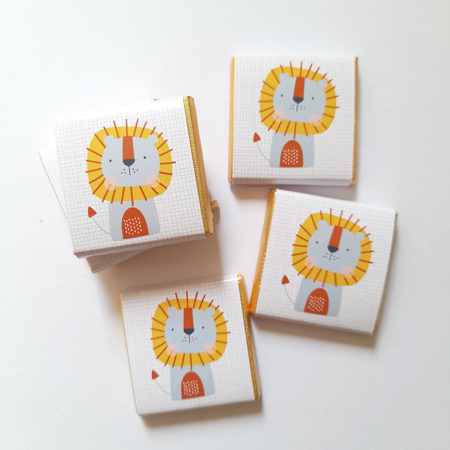 Personalised Lion Birthday Favours – Safari Jungle Party Treats, Wild One Celebration
