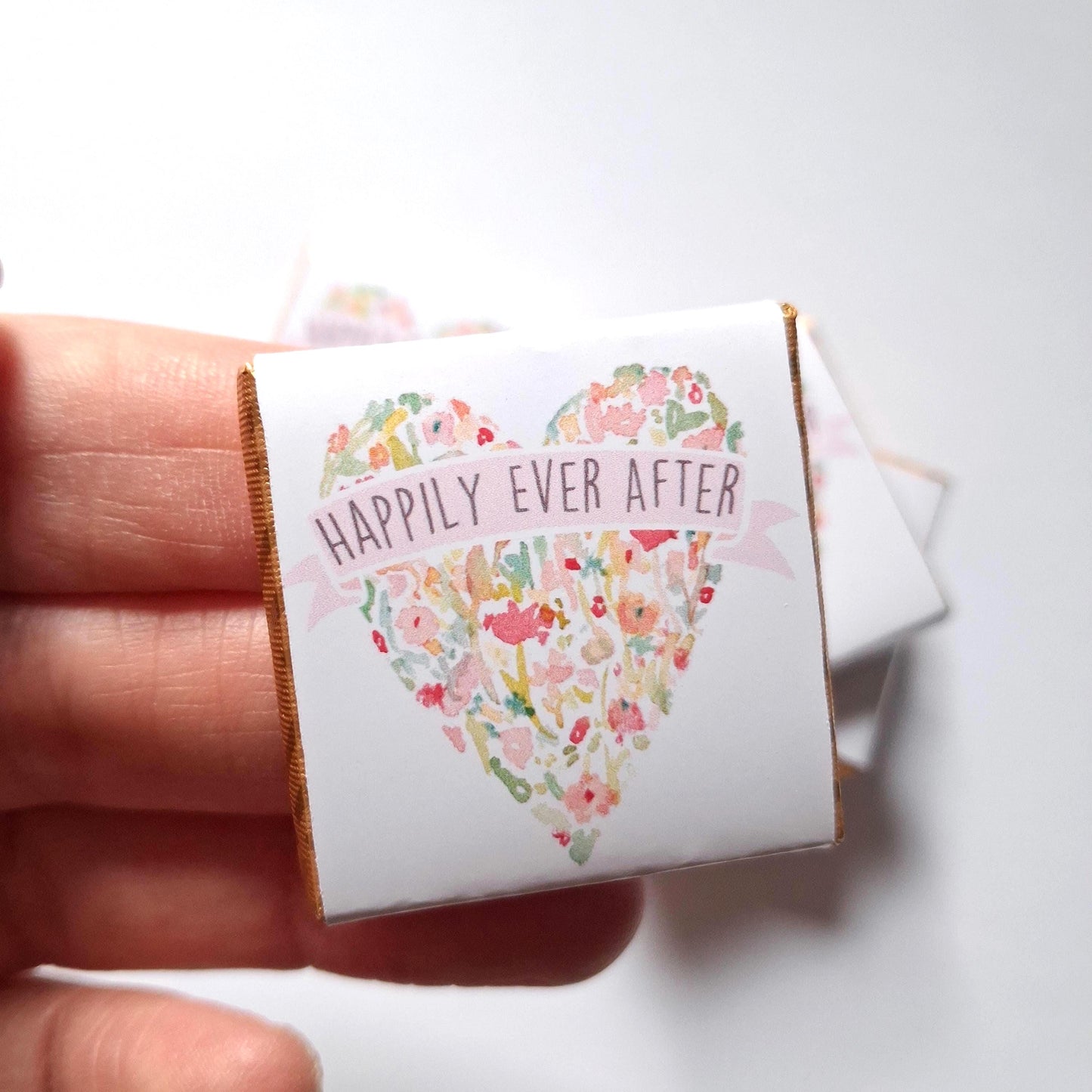 Personalised Wedding Chocolate Favours - Happily Ever After Treats - Custom Table Decor