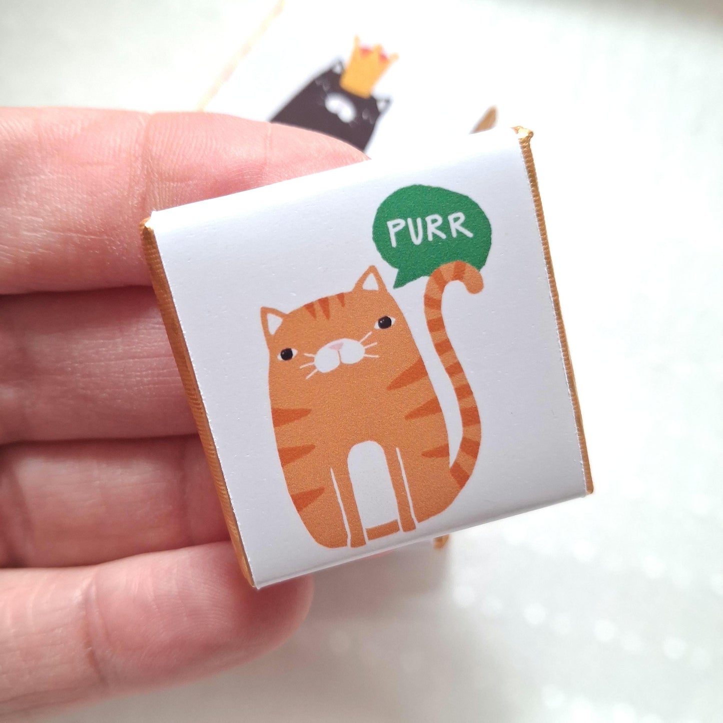 Personalised Cat Chocolate Favours – Kitten Theme Party Treats