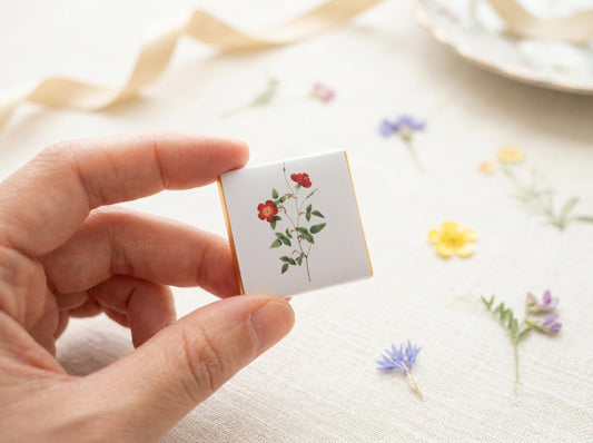 Personalised Wildflower Chocolates – Botanical Wedding Favours, Garden Party Treats
