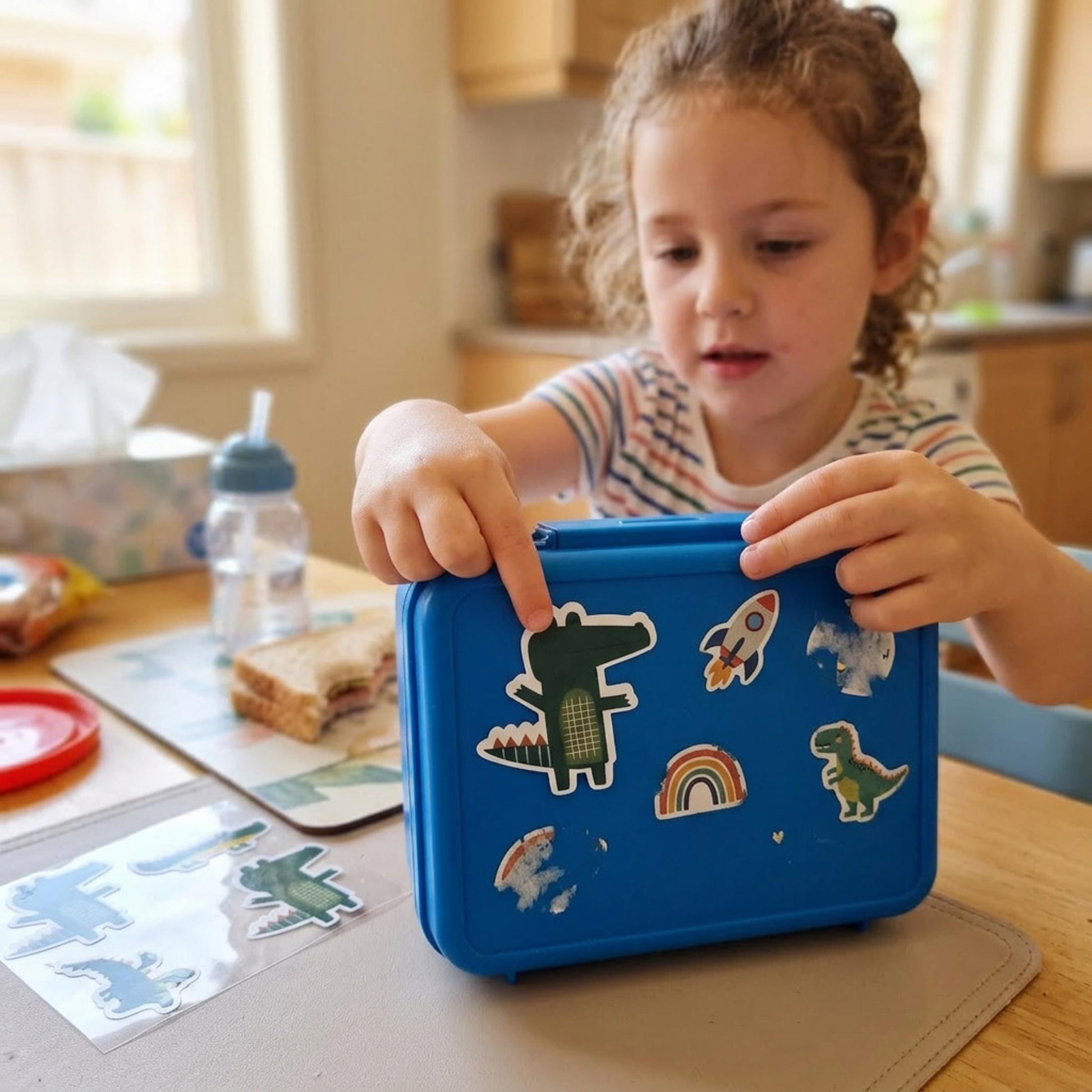 Personalised Alligator Vinyl stickers Party Bags, Custom Crocodile Birthday Favours