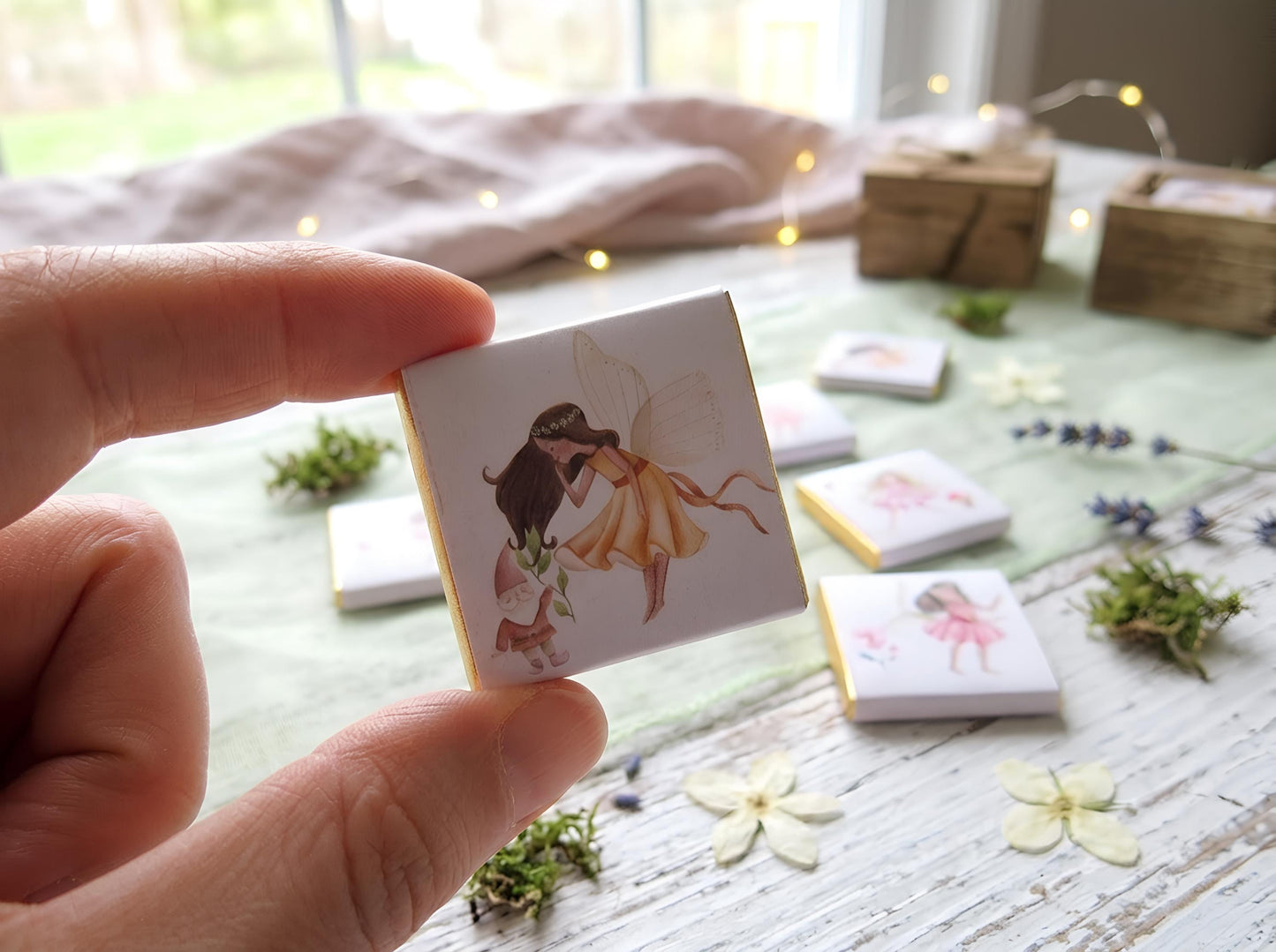 Personalised Fairy Chocolate Party Favours – Magic Garden Birthday Treats